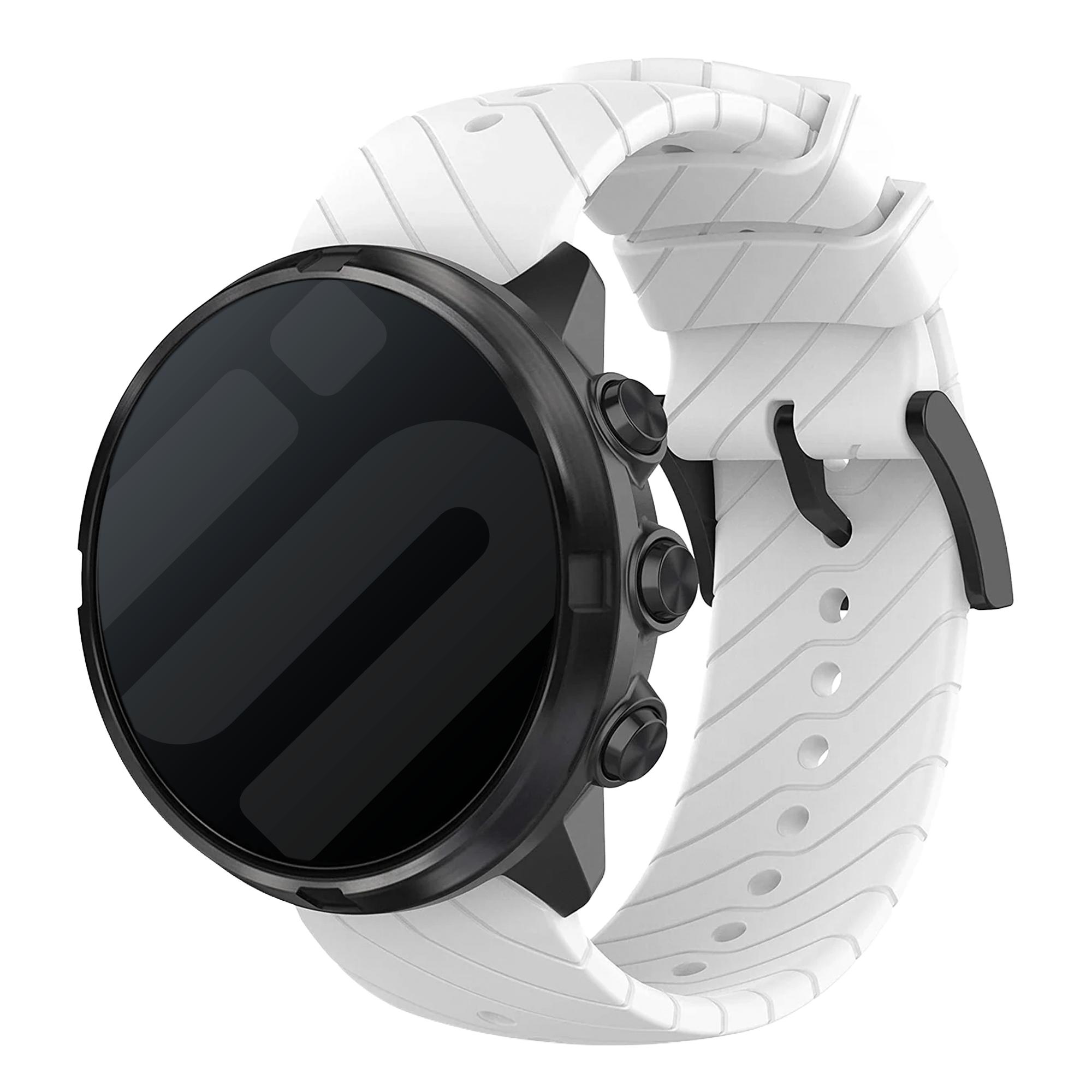 Bracelet silicone Suunto 9 (Baro) (blanc)