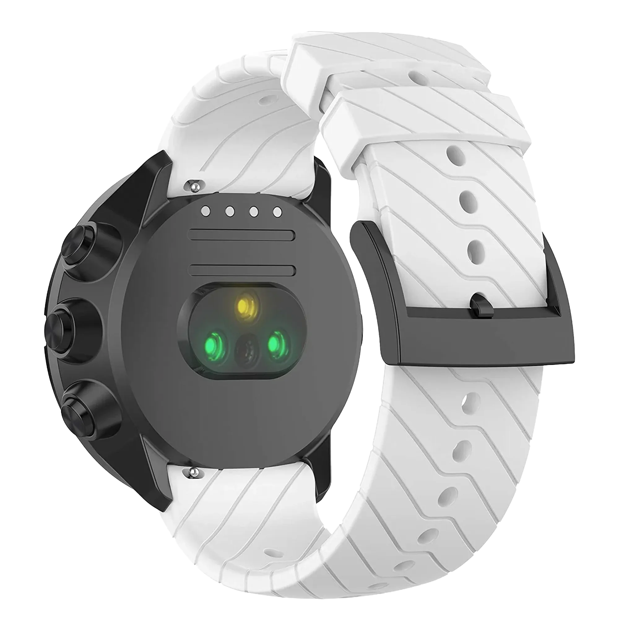Bracelet silicone Suunto 9 (Baro) (blanc)