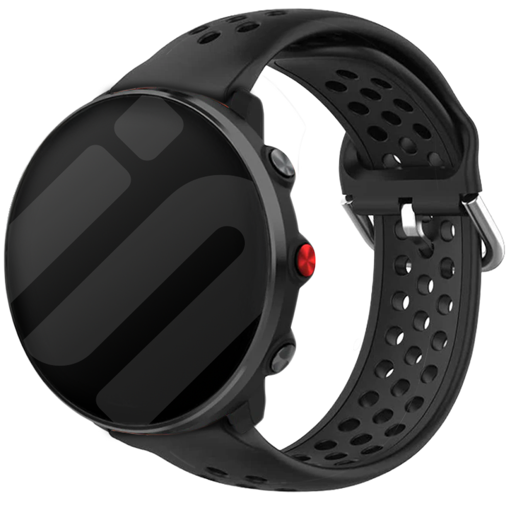 Bracelet silicone avec trous Polar Vantage M (noir)