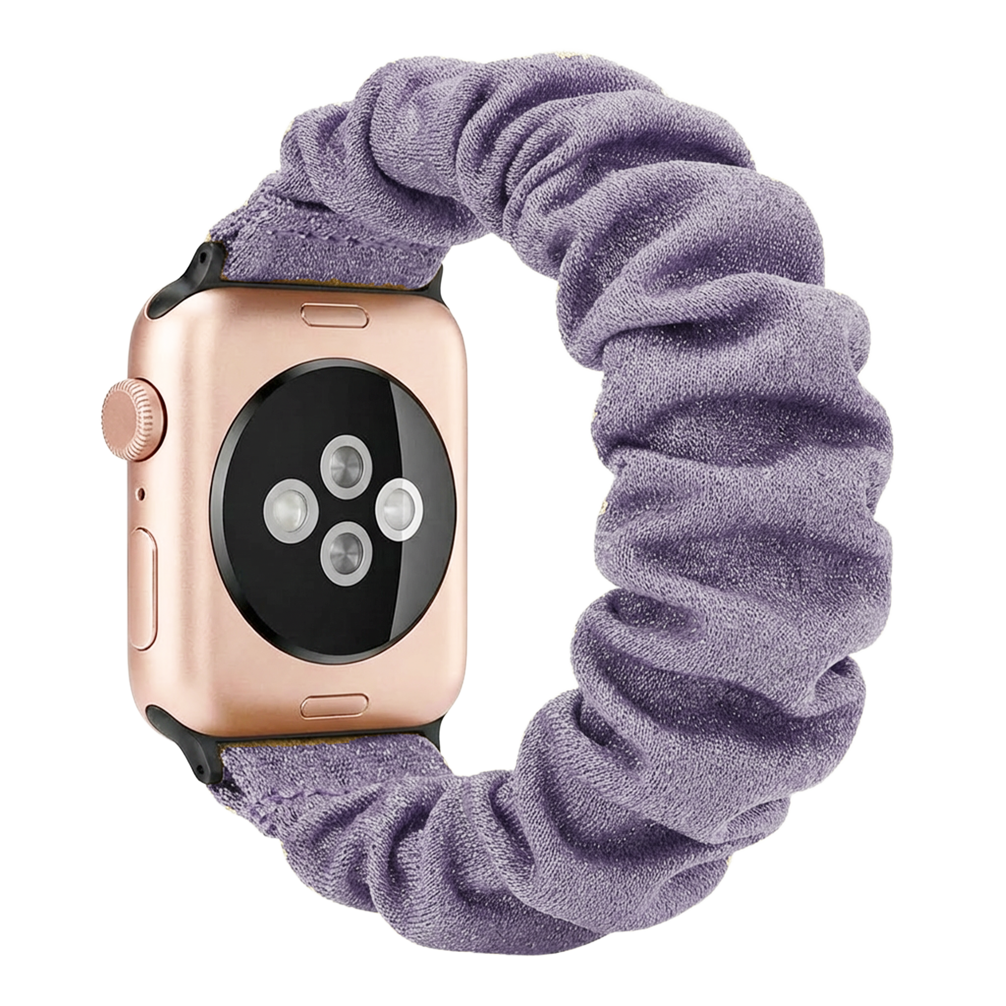 Bracelet chouchou Apple Watch (violet brillant)