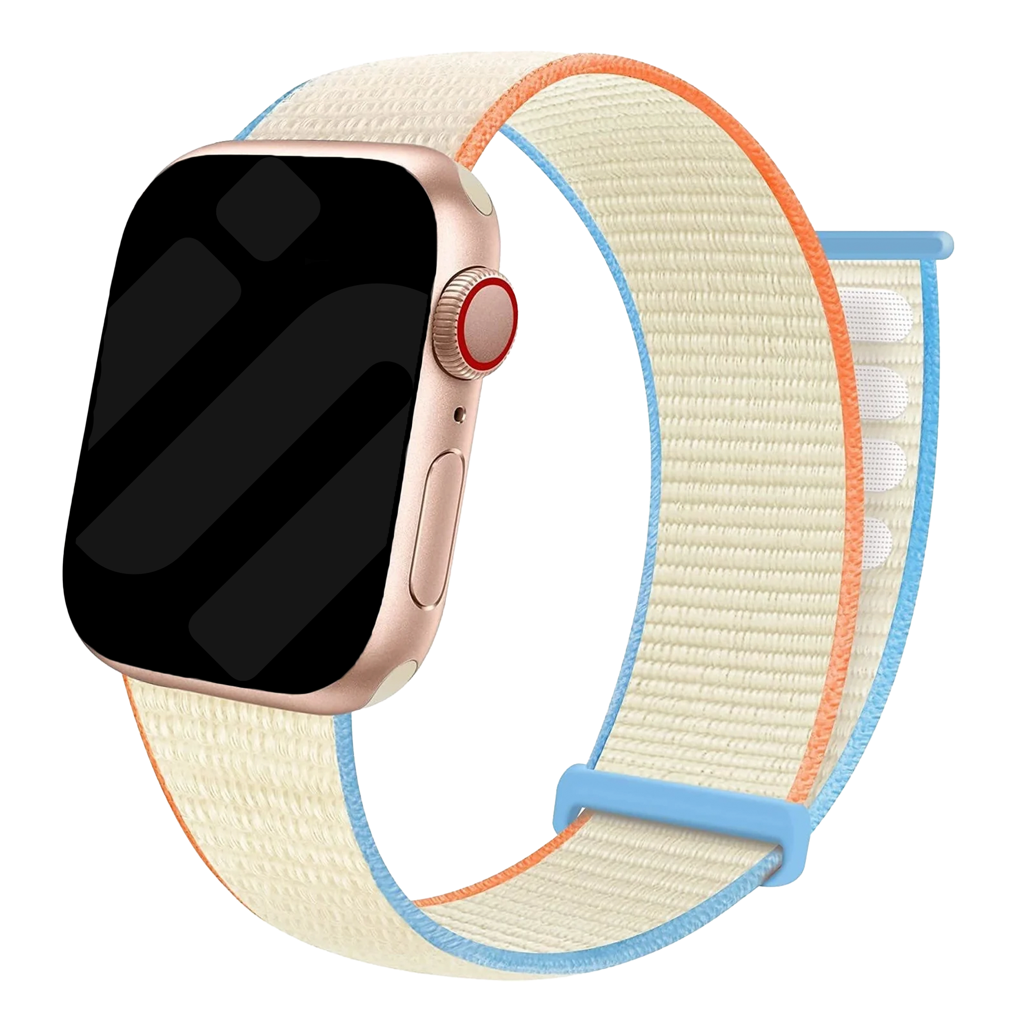 Bracelet Apple Watch nylon (blanc lait)