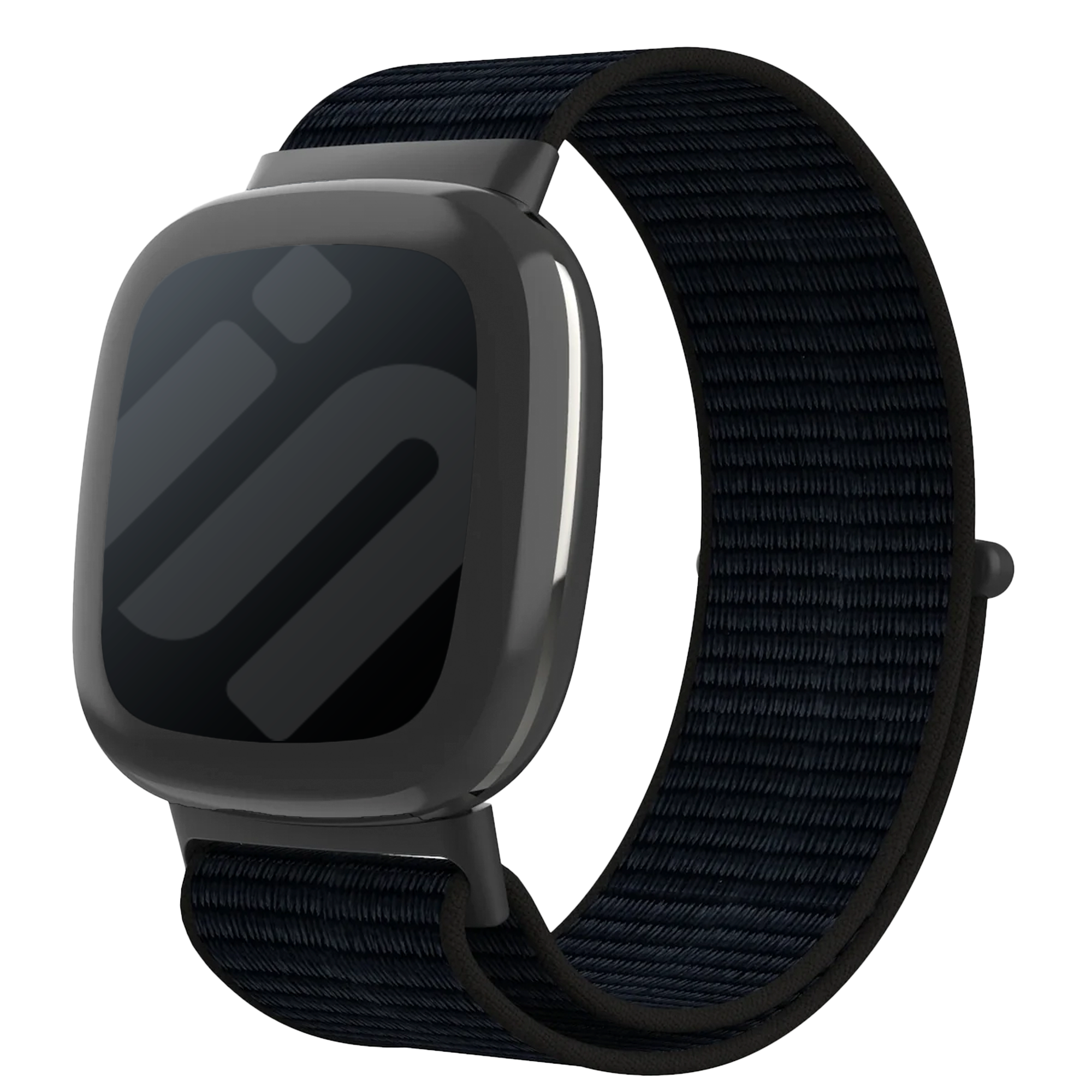 Bracelet nylon Fitbit Sense 2 (noir)