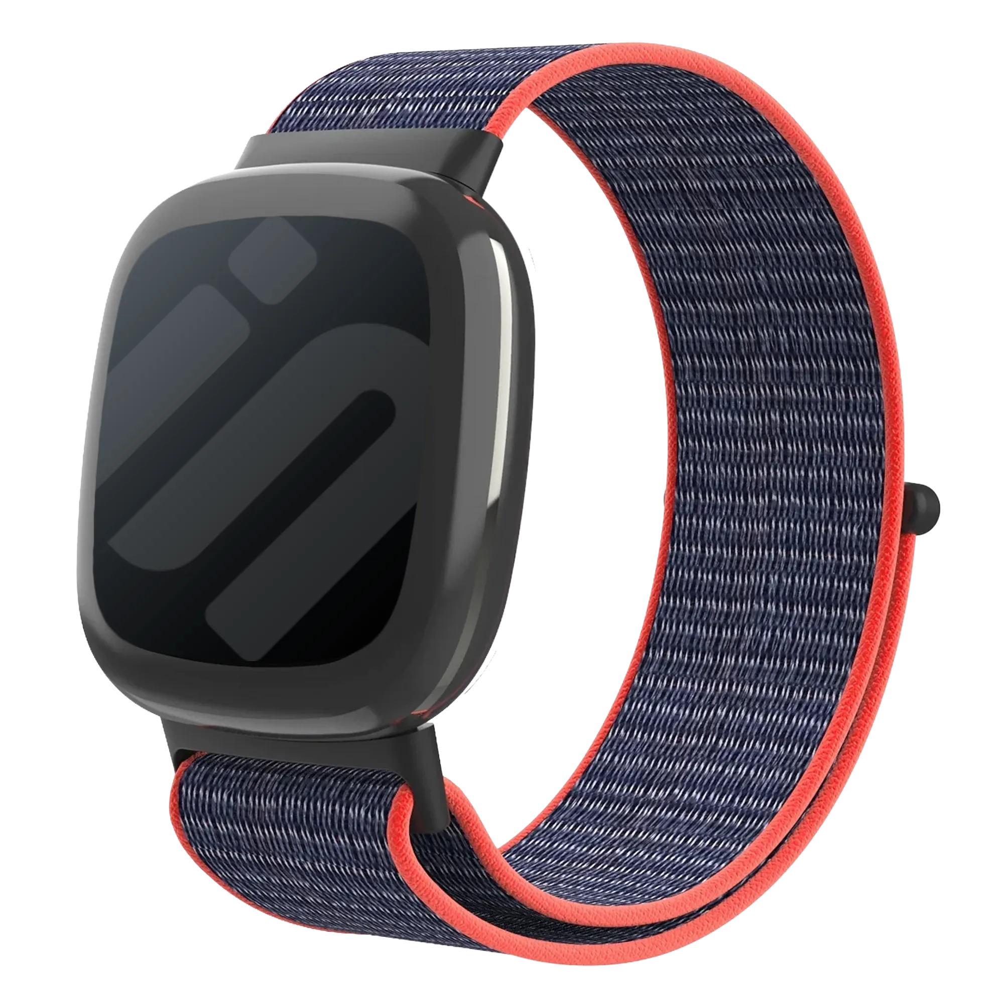Bracelet nylon Fitbit Versa 4 (rose/indigo)
