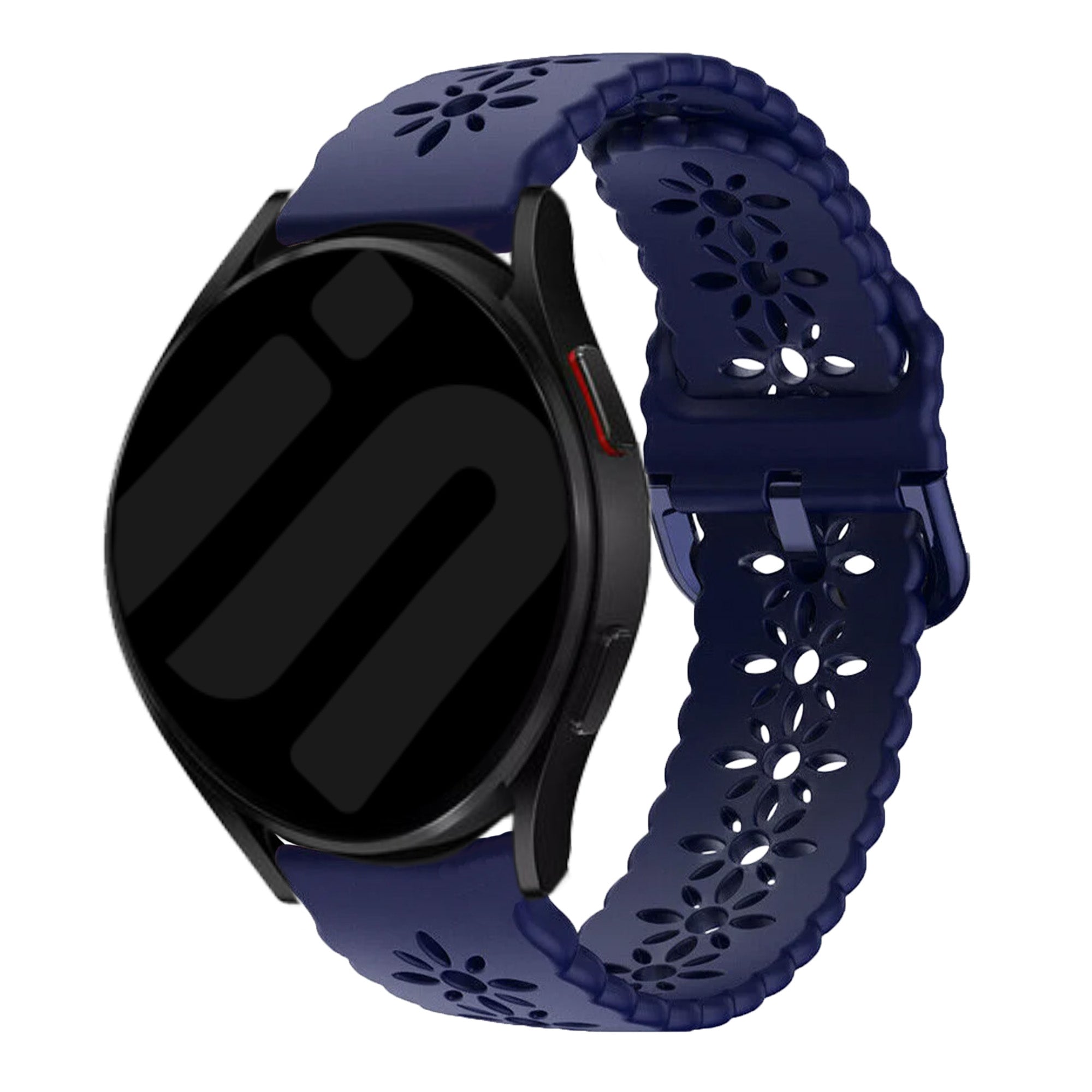 Amazfit GTR Mini Patterned Silicone Strap (Dark Blue)