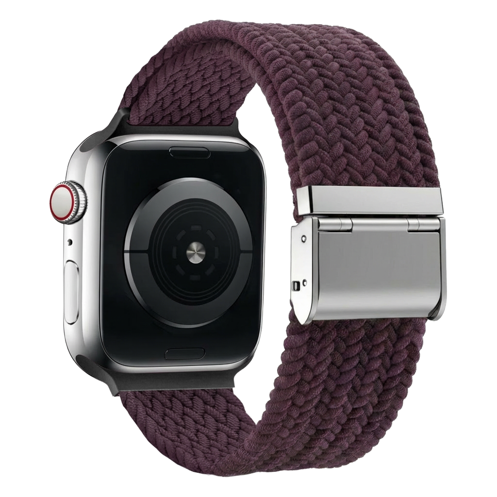 Apple Watch Braided Strap (Dark Cherry)