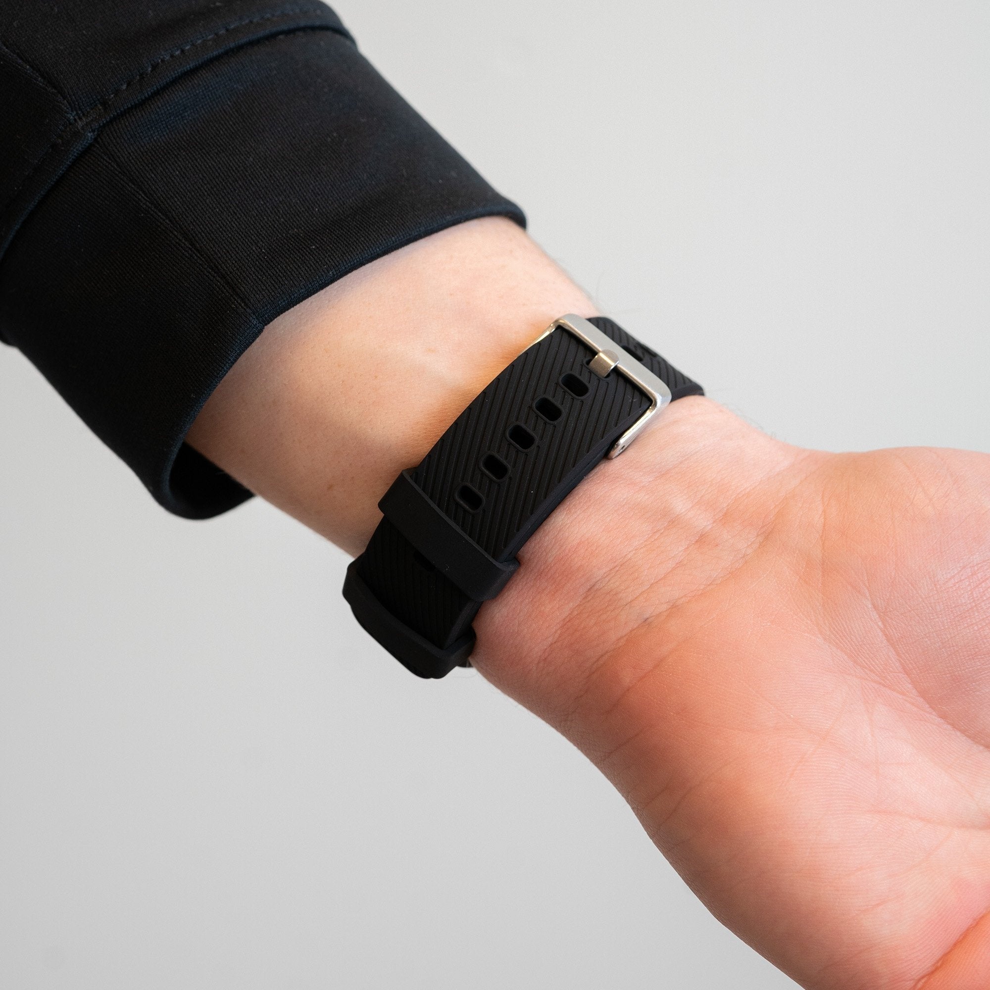 Bandz OnePlus Watch Lite Silicone Strap 'Deluxe' (Black)