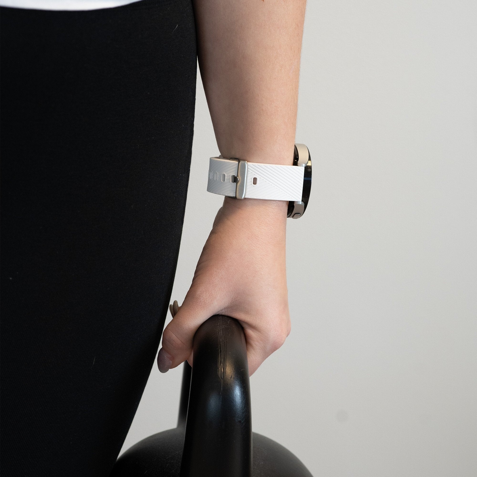 Bandz Bracelet silicone 'Deluxe' Coros Apex 42mm (blanc)