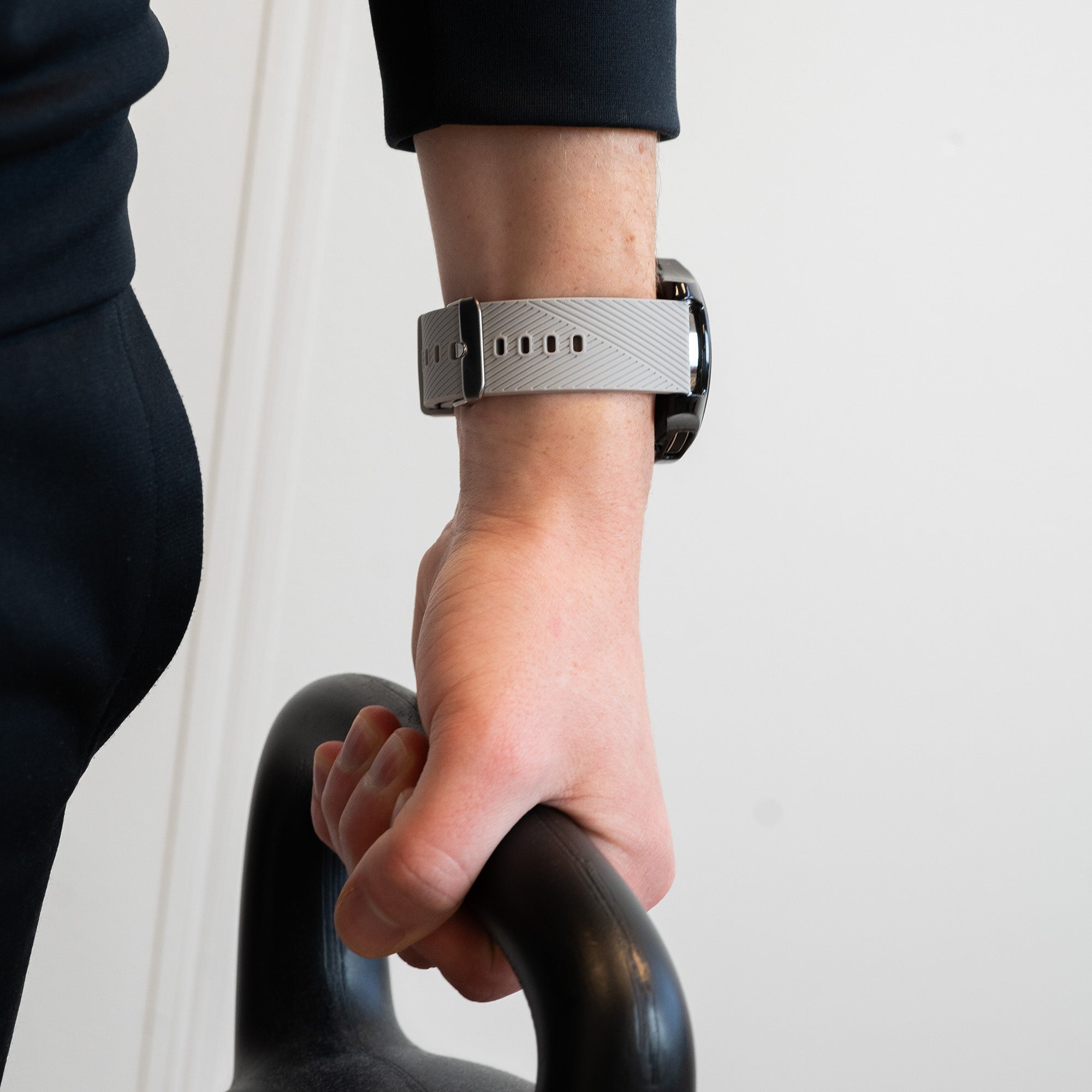 Bandz Bracelet silicone 'Deluxe' Amazfit Bip 6 (gris)