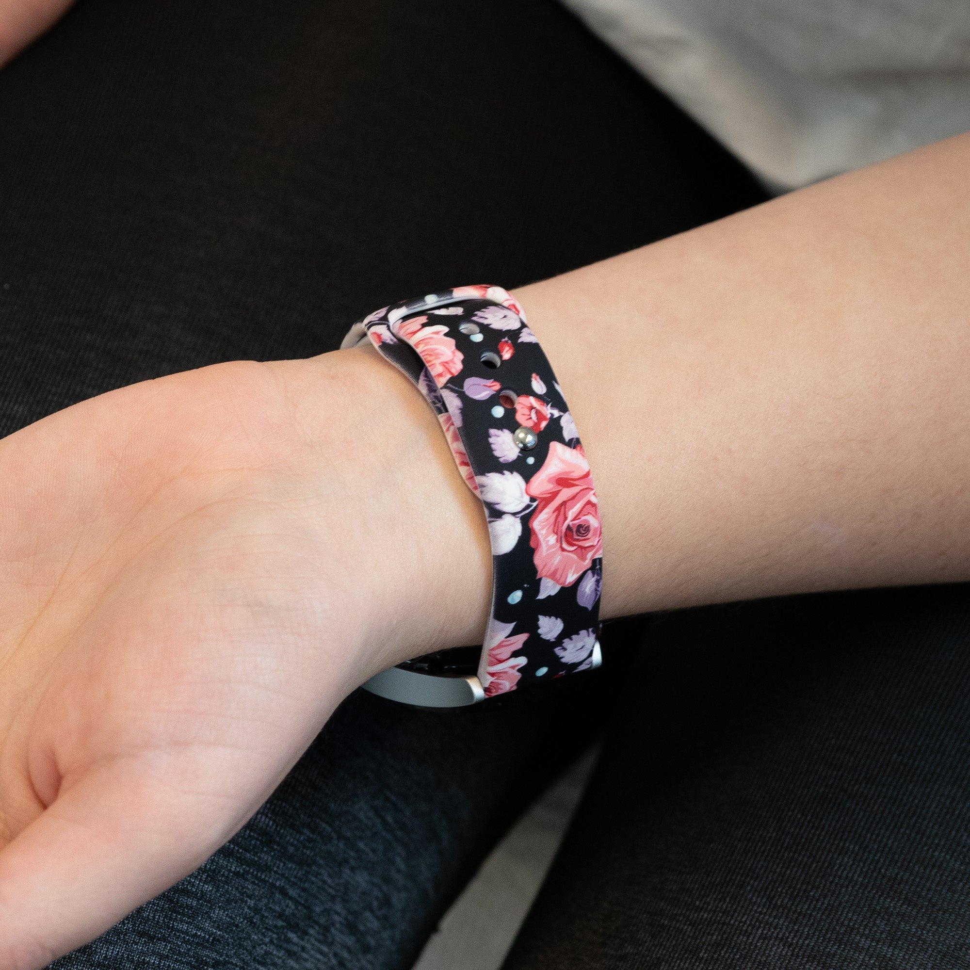 Bandz Bracelet silicone 'Flowers' Amazfit Active 2