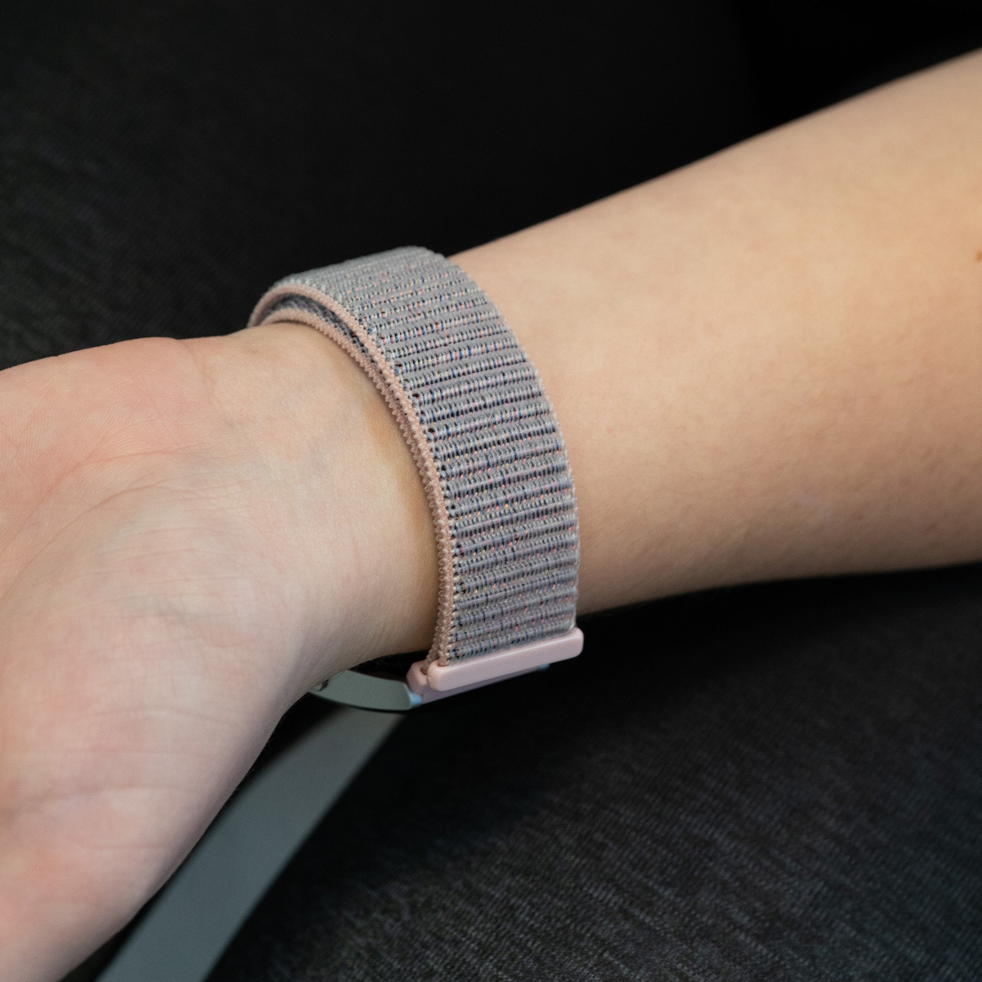 Bandz Bracelet nylon Loop Garmin Vivomove Trend (rose)