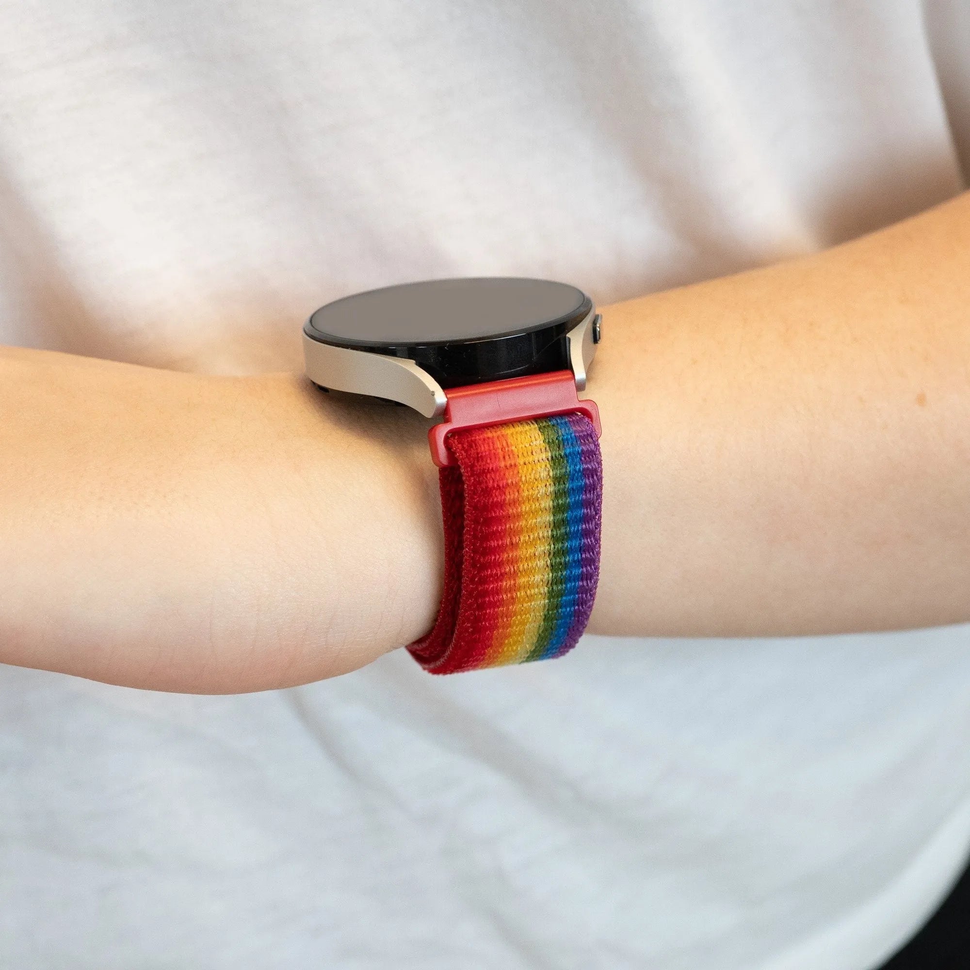 Bandz Bracelet nylon loop Coros Apex 2 (arc-en-ciel)