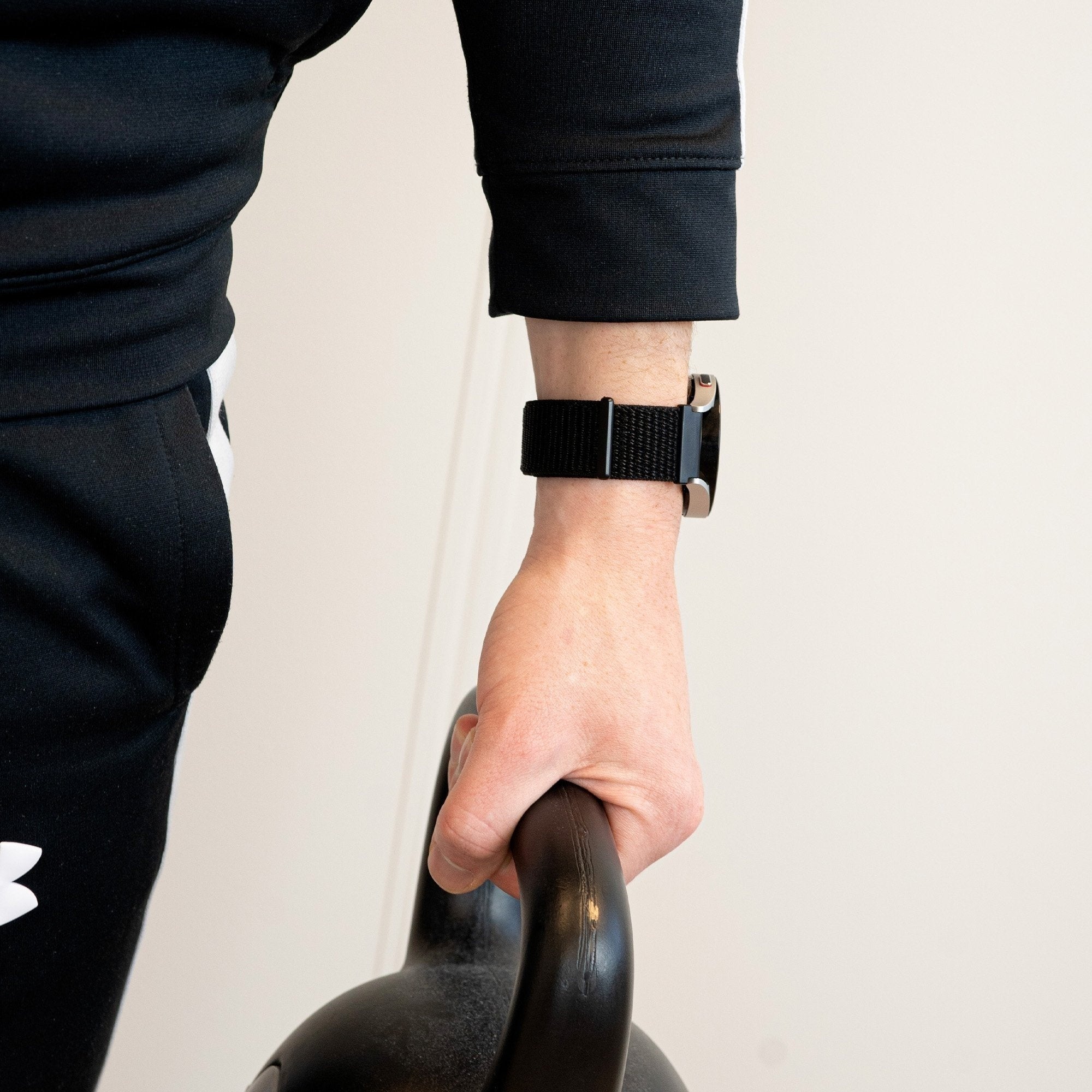 Bandz Coros Pace 3 Nylon Loop Strap (Black)