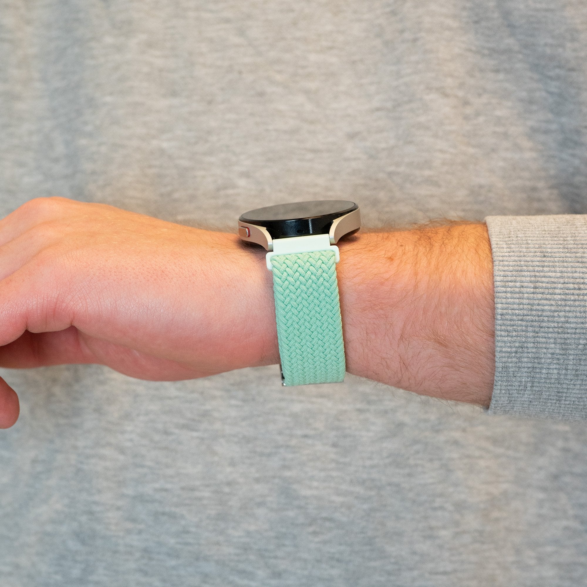 Bandz Bracelet nylon tressé Garmin Vivoactive 5 (turquoise)