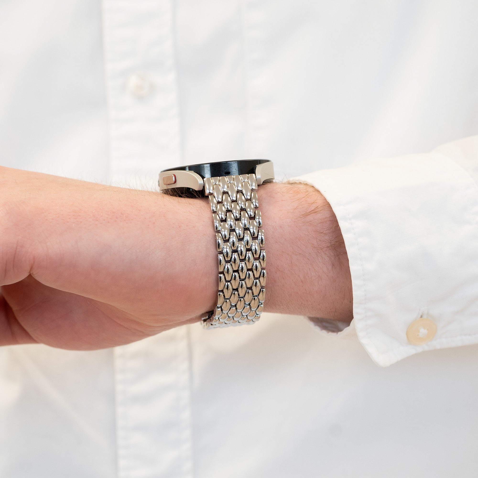 Bandz Bracelet acier 'Dragon' Coros Pace 2 (argenté)