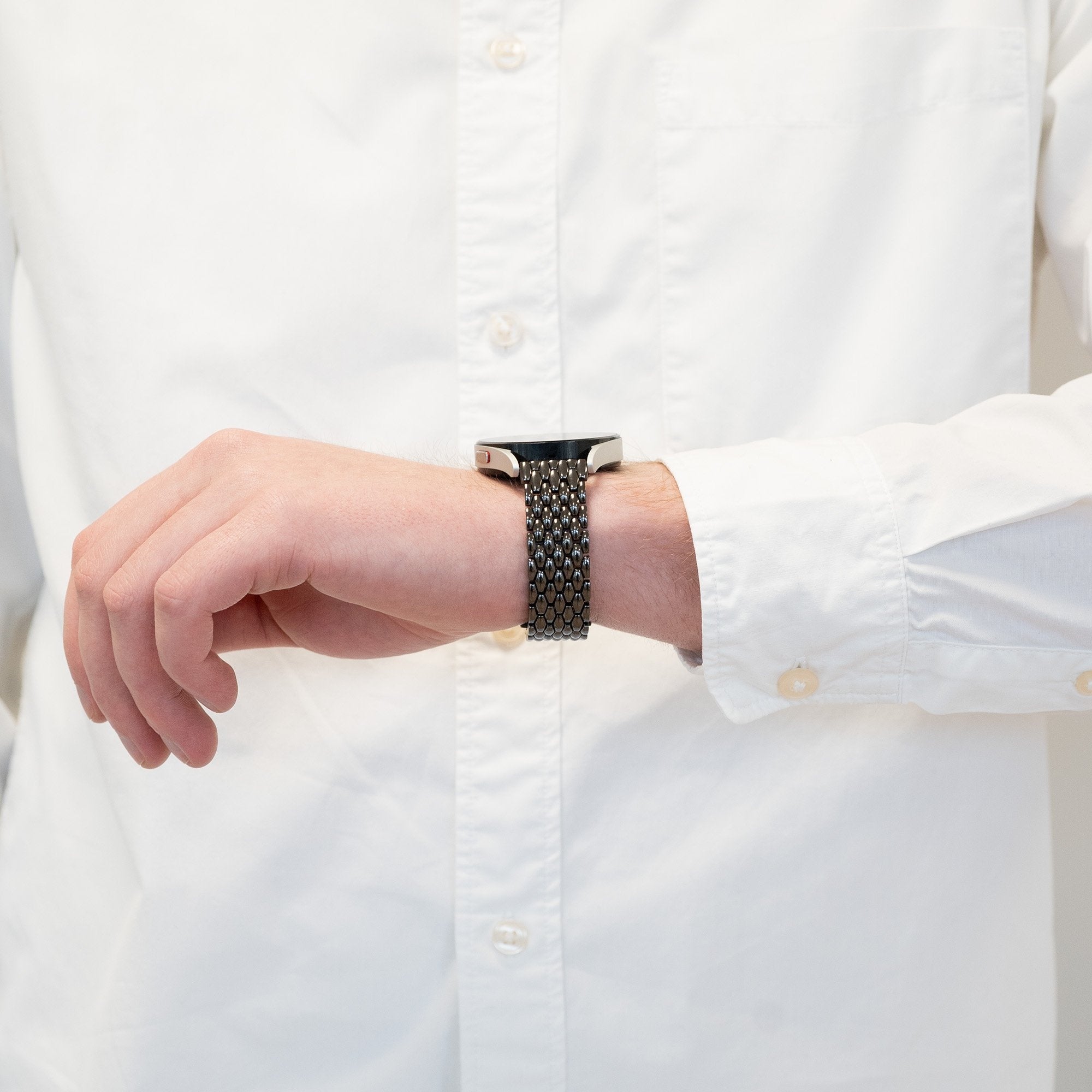 Bandz Bracelet acier 'Dragon' Suunto Vertical 2 (noir)