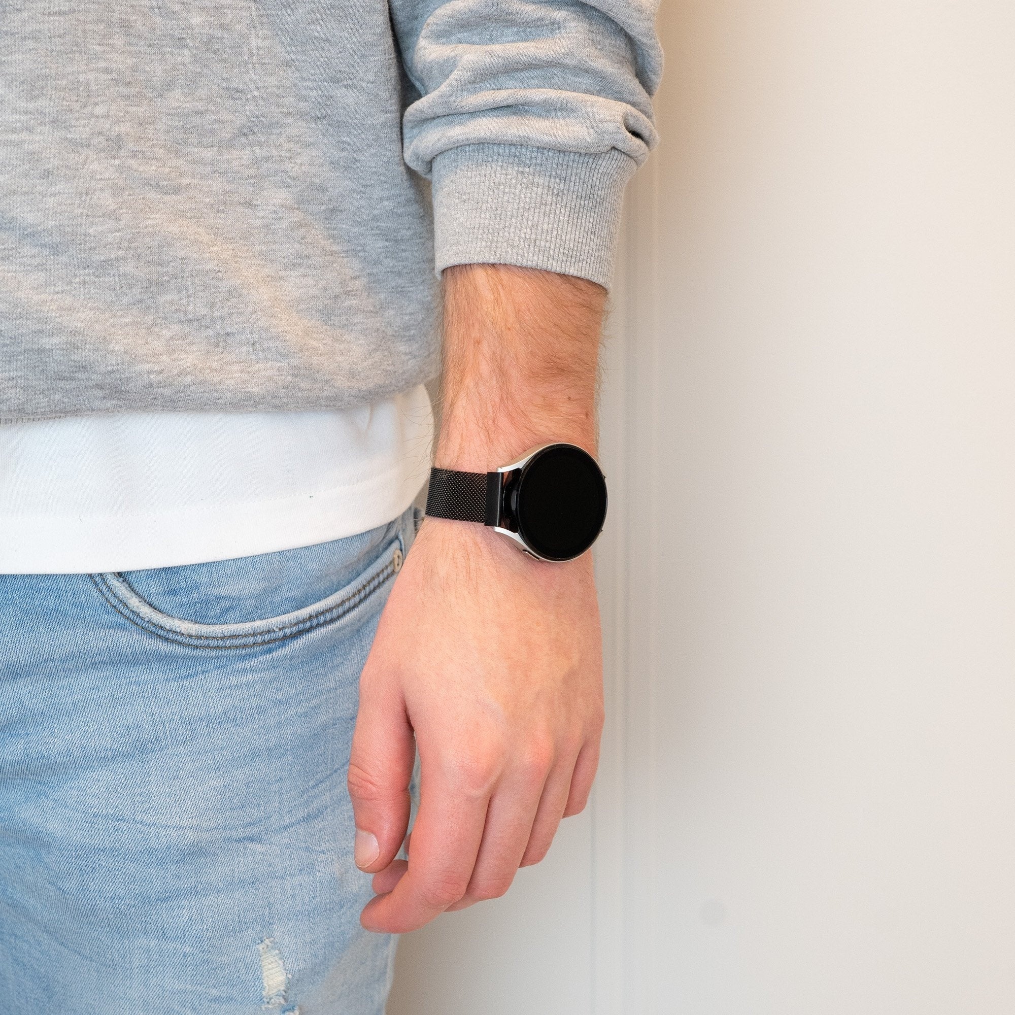 Bandz Suunto Vertical Milanese Loop Strap (Black)