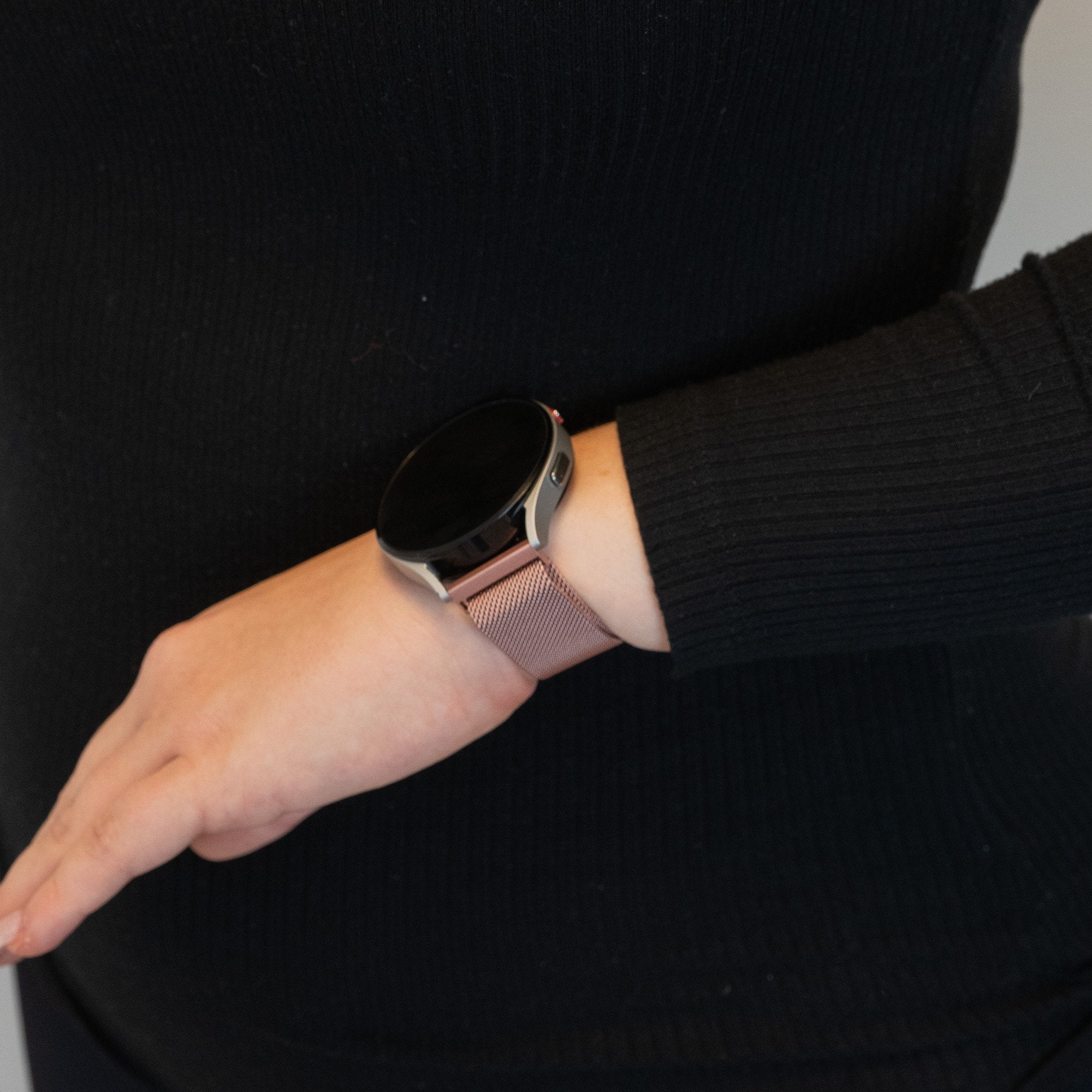 Bandz Bracelet milanais Loop Garmin Vivomove Sport (rose)