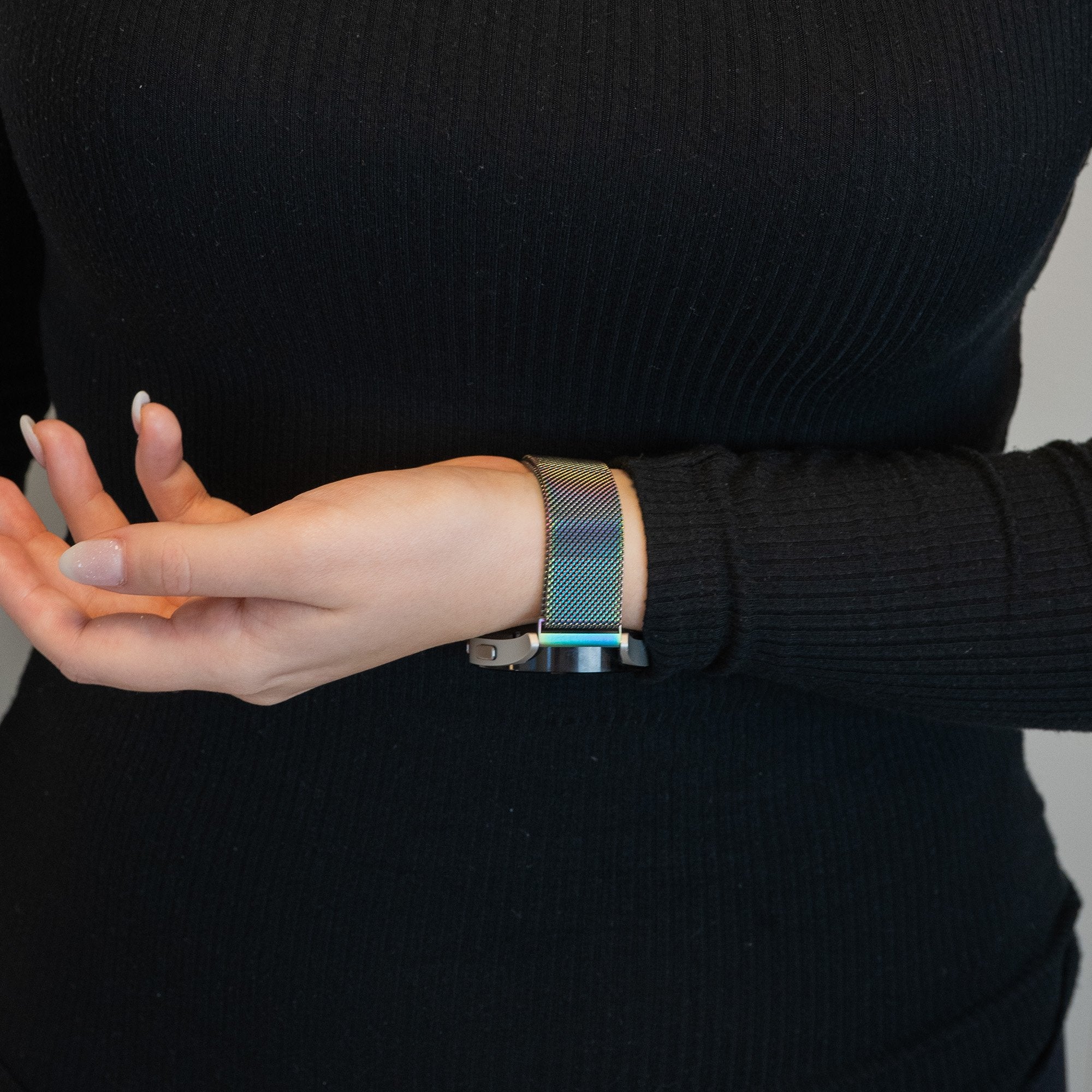 Bandz Bracelet milanais Loop Garmin Approach S44 (arc-en-ciel)