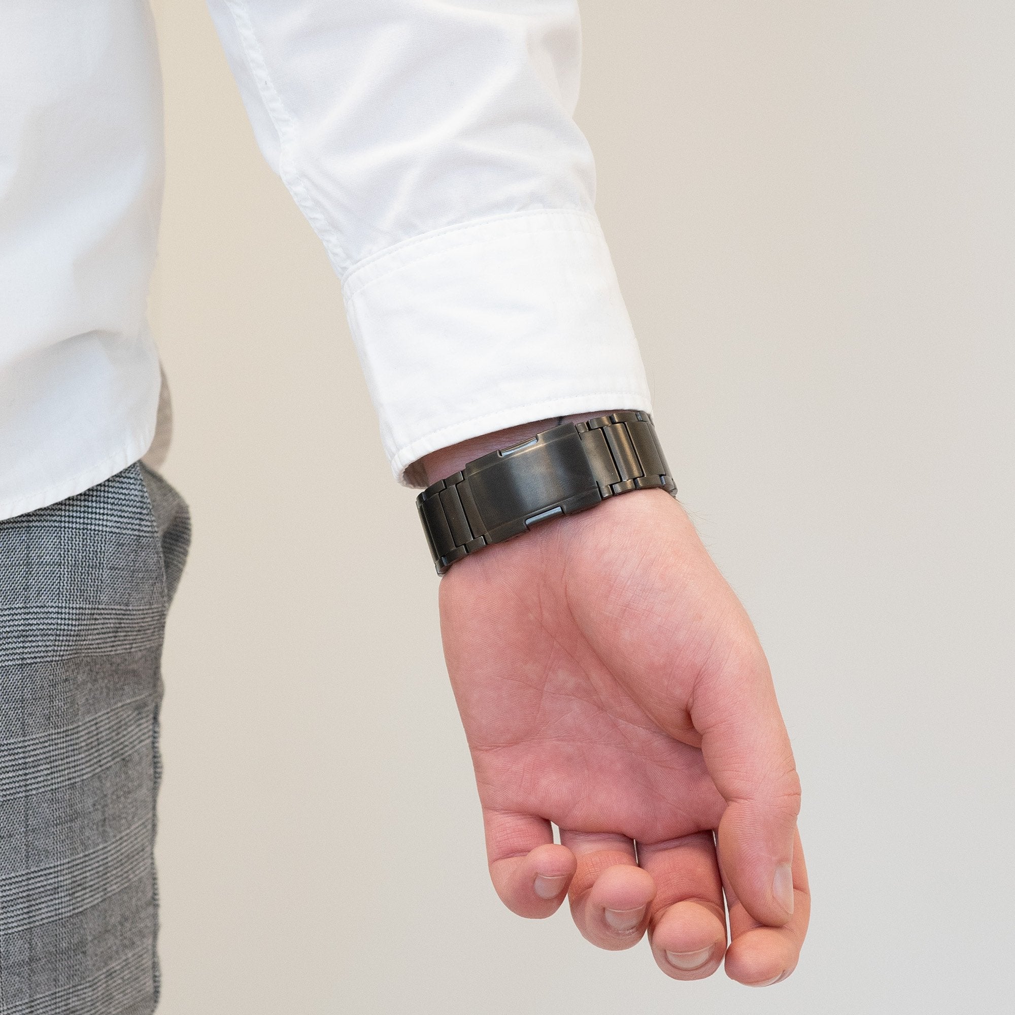 Bandz Xiaomi Mi Watch Titanium Strap 'Classic' (Graphite)