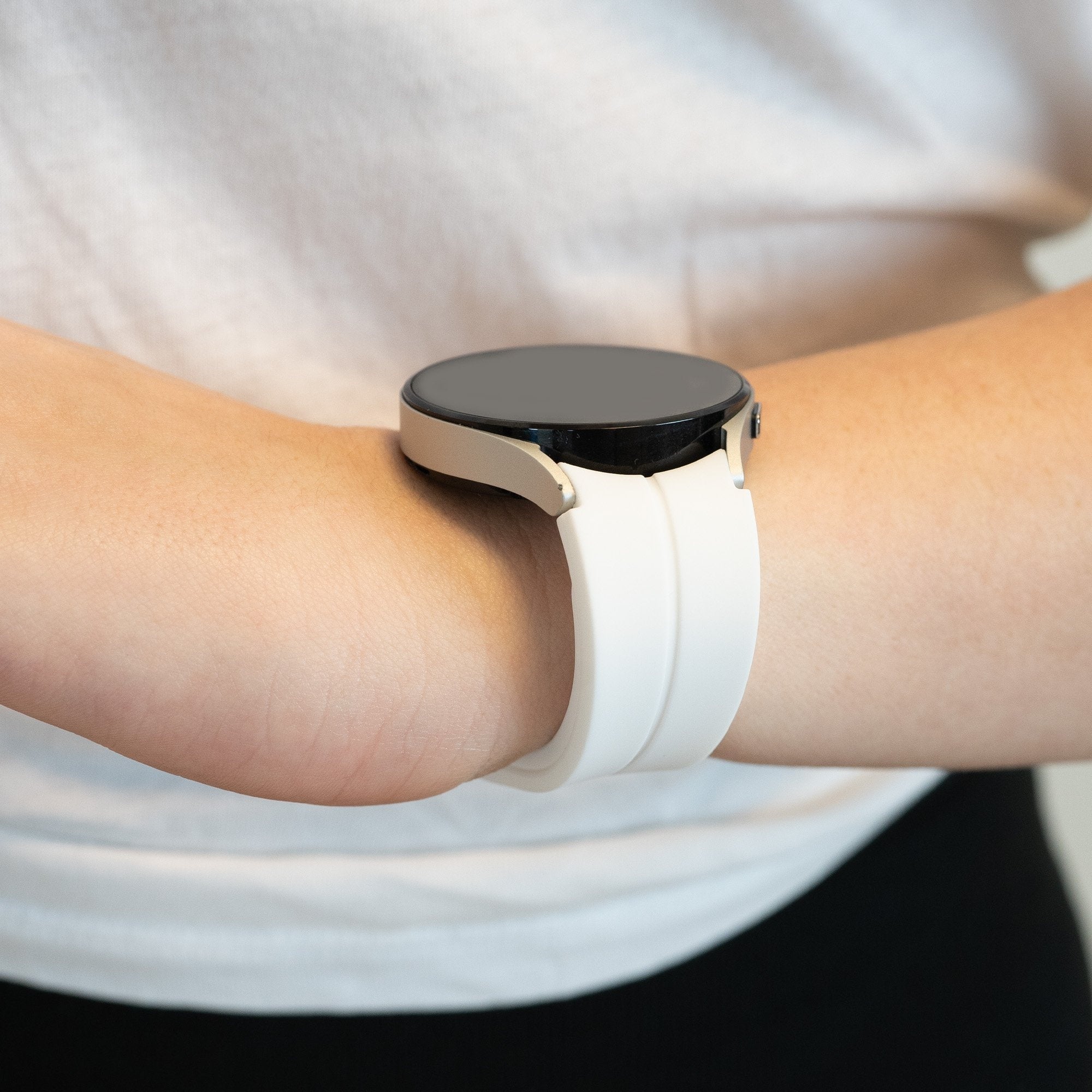 Bandz Bracelet silicone "Extreme" Samsung Galaxy Watch 6 - 44mm (blanc)