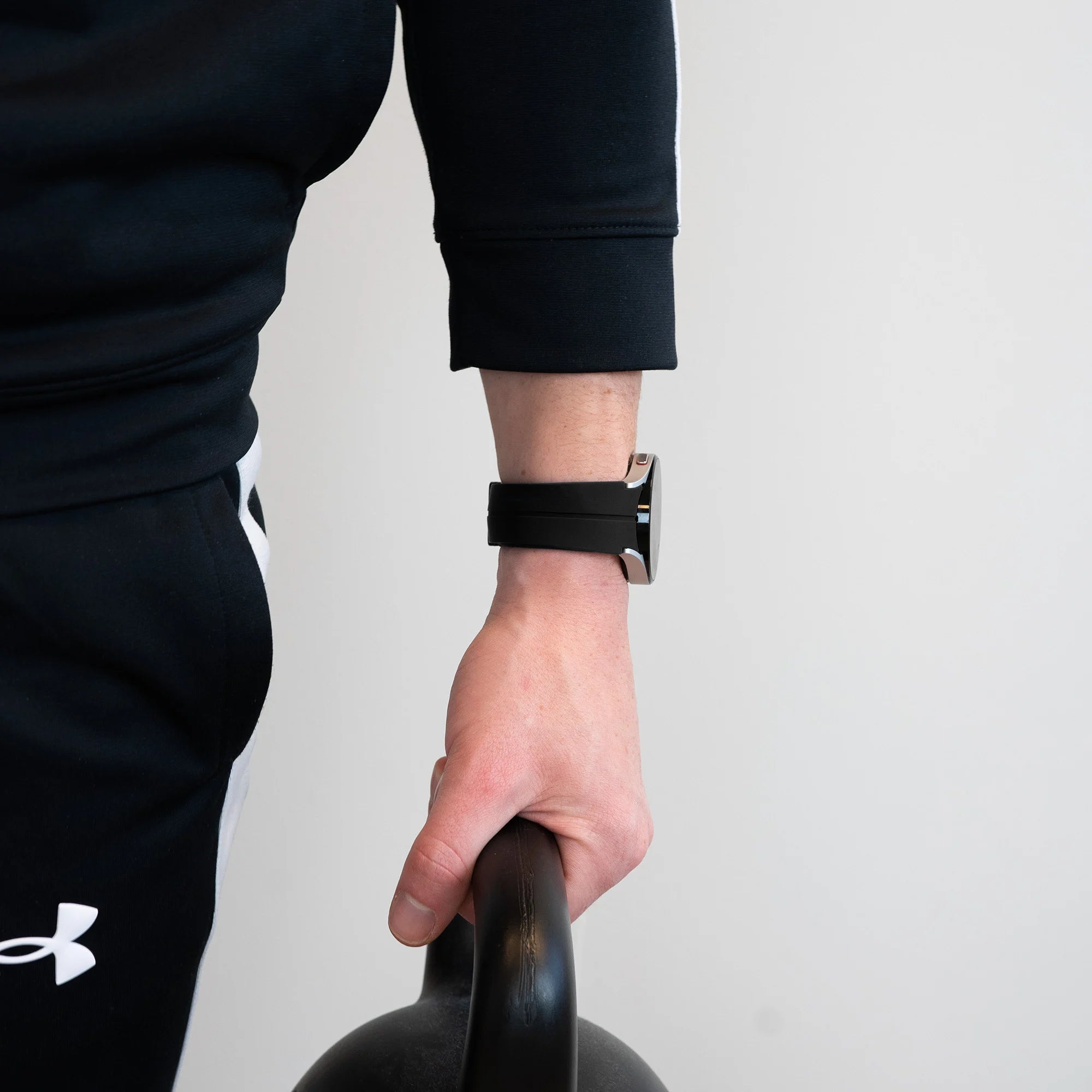 Bandz Bracelet silicone avec D-Buckle Samsung Galaxy Watch 4 Classic 42mm (noir)