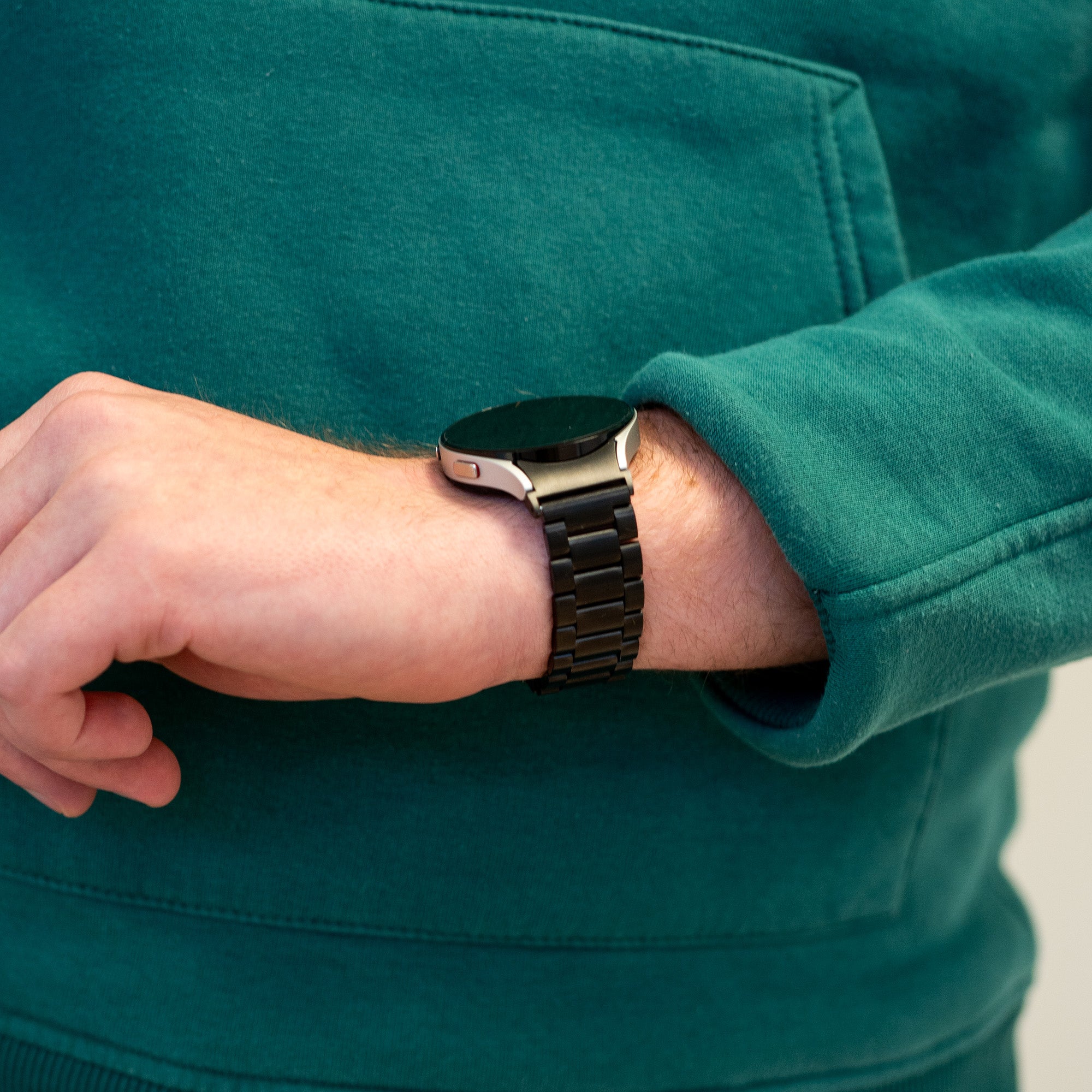 Bandz Bracelet acier "Classic" Samsung Galaxy Watch 6 - 44mm (noir)