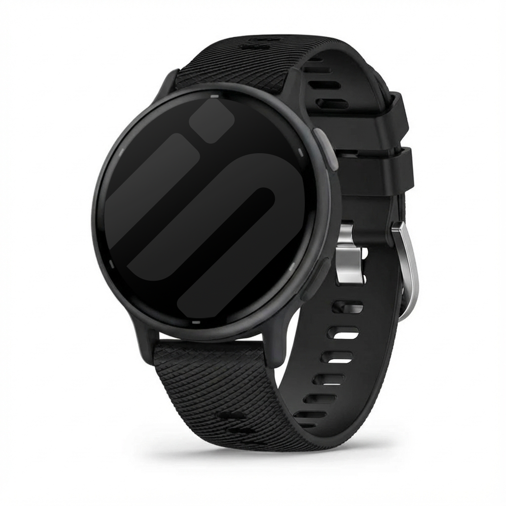 Bracelet silicone Garmin Vivoactive 5 (noir)