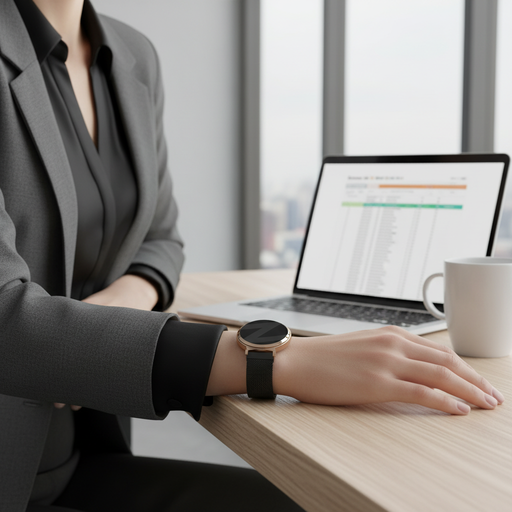 Bandz Bracelet Milanais loop Garmin Lily 2 (noir)