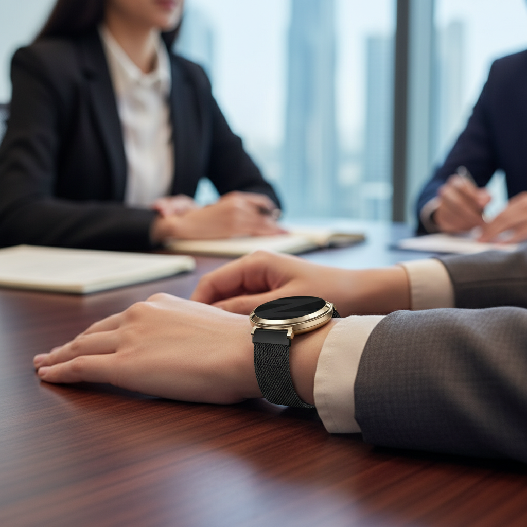 Bandz Bracelet Milanais loop Garmin Lily 2 (noir)