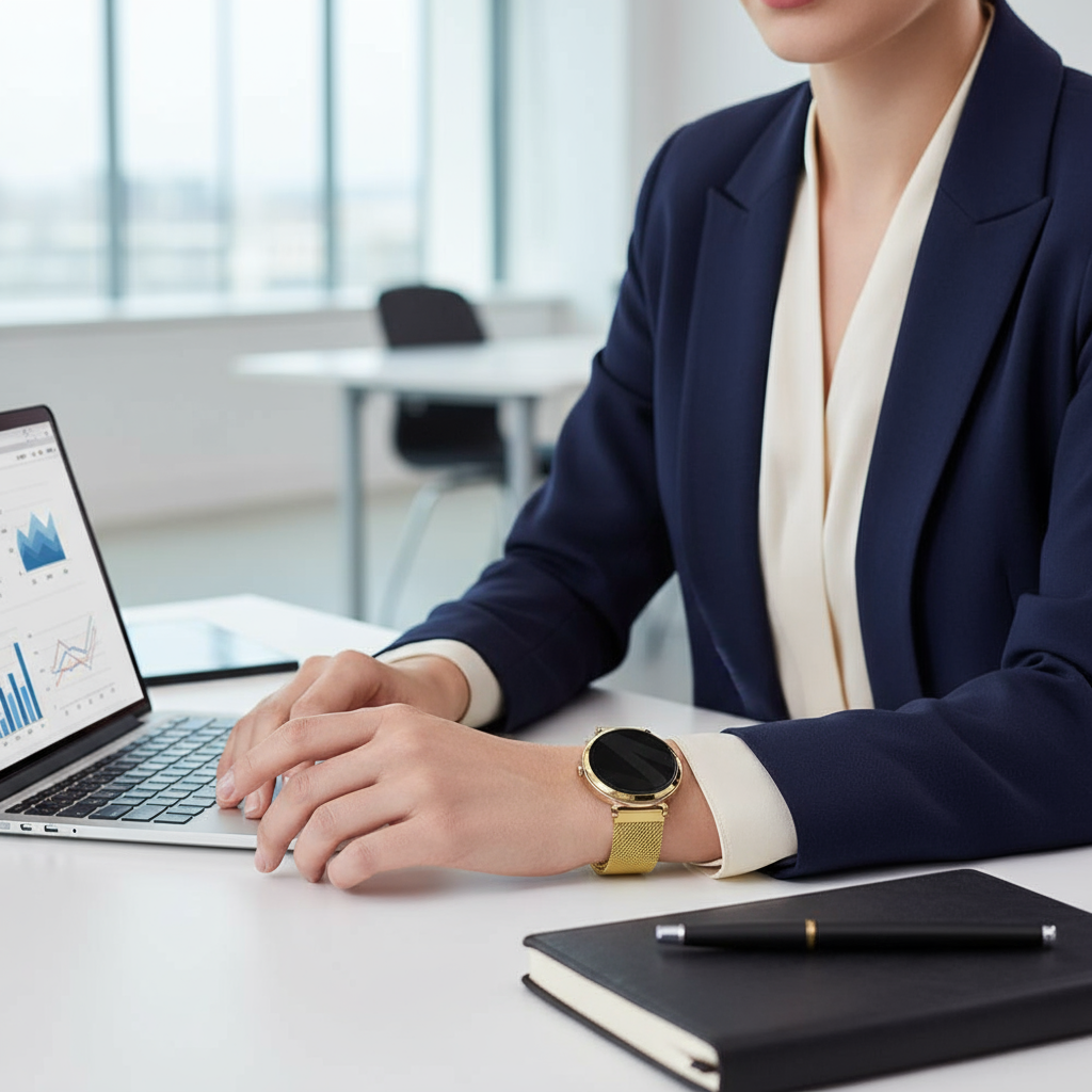 Bandz Bracelet Milanais loop Garmin Lily 2 (or)