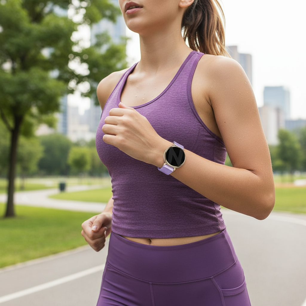 Bandz Bracelet Milanais loop Garmin Lily 2 (violet clair)