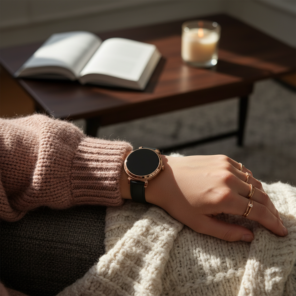 Bracelet montre cuir 14mm - universal (noir)