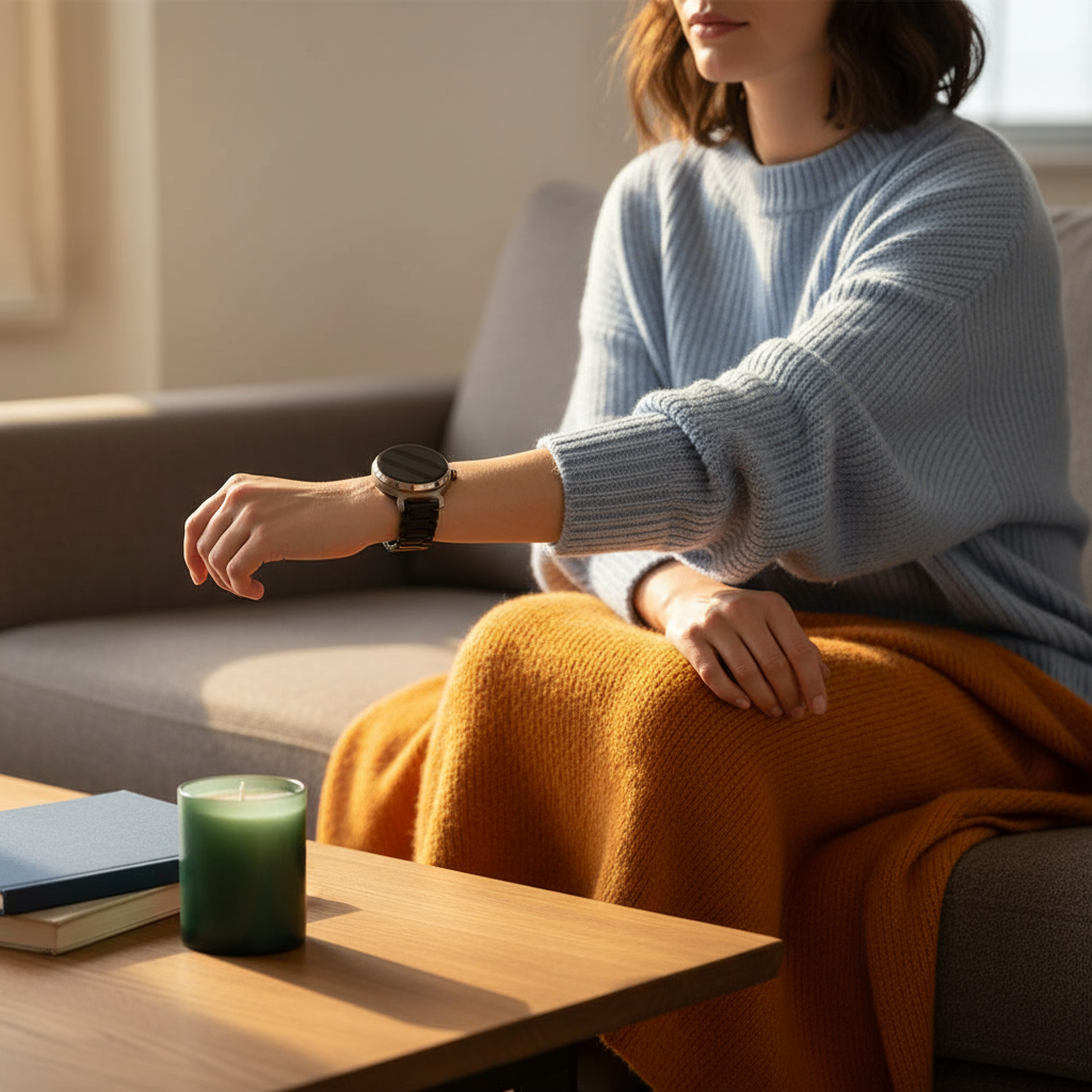 Bracelet acier Garmin Lily 2 (noir)