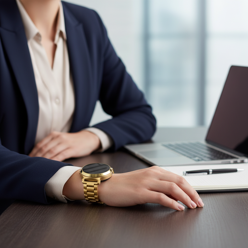 Bracelet acier Garmin Lily 2 (or)