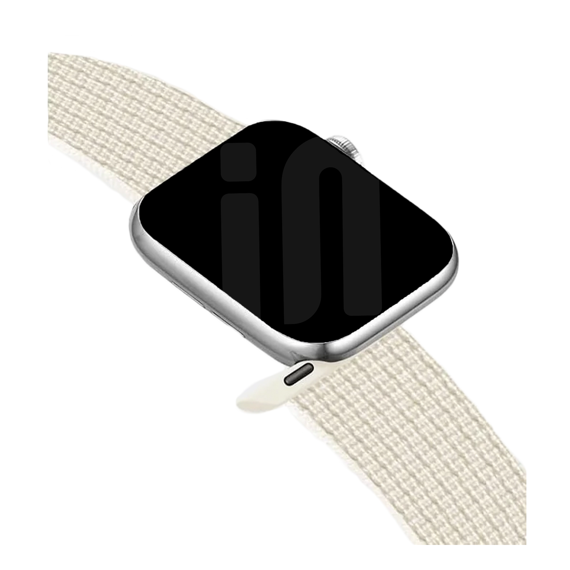 Bracelet Apple Watch nylon (lumière stellaire)