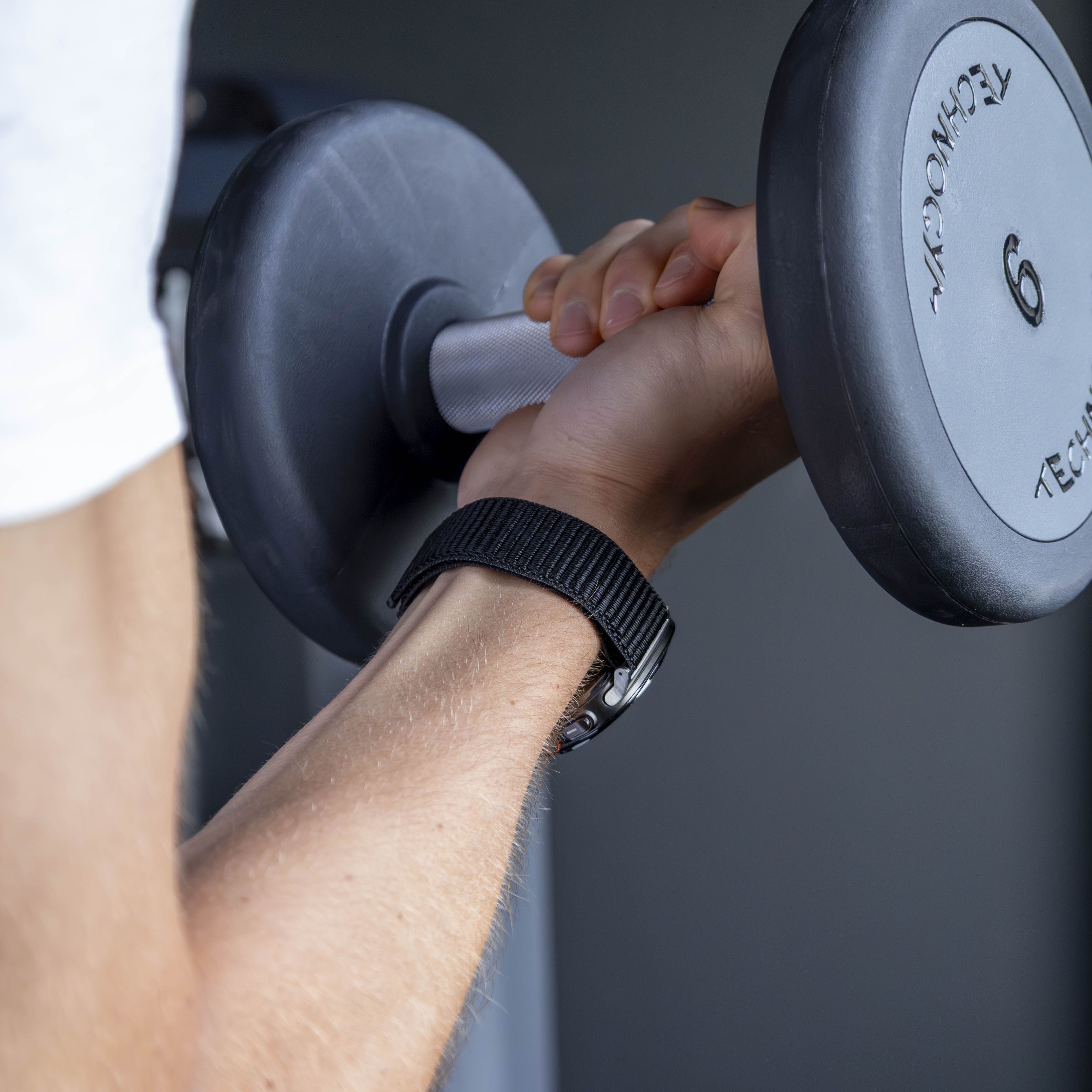 Bandz Bracelet nylon loop Samsung Galaxy Watch Ultra (noir)