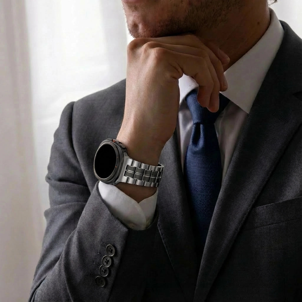 Bracelet titane 'Square' Samsung Galaxy Watch Ultra (titanium)