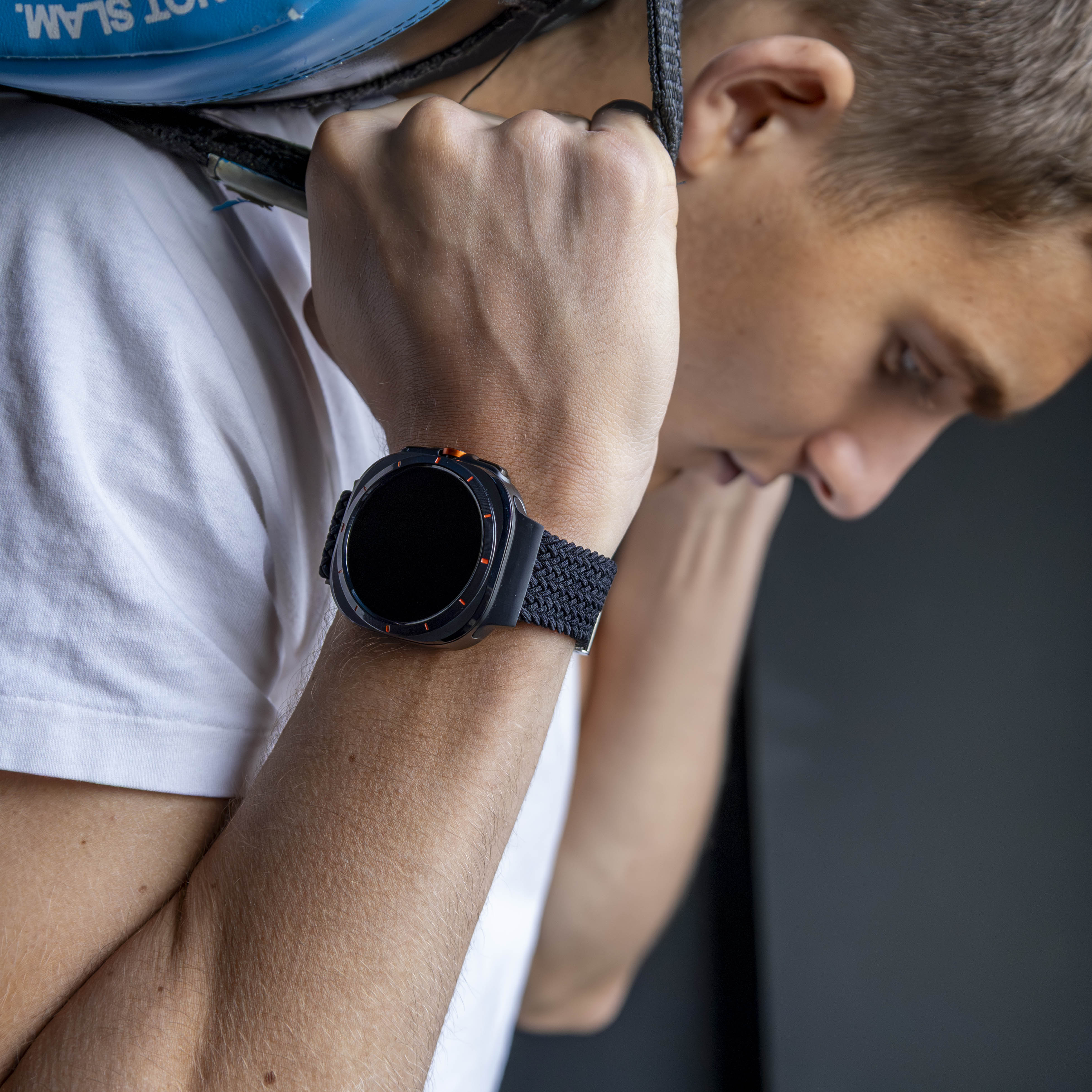 Bracelet tressé Samsung Galaxy Watch Ultra (noir)