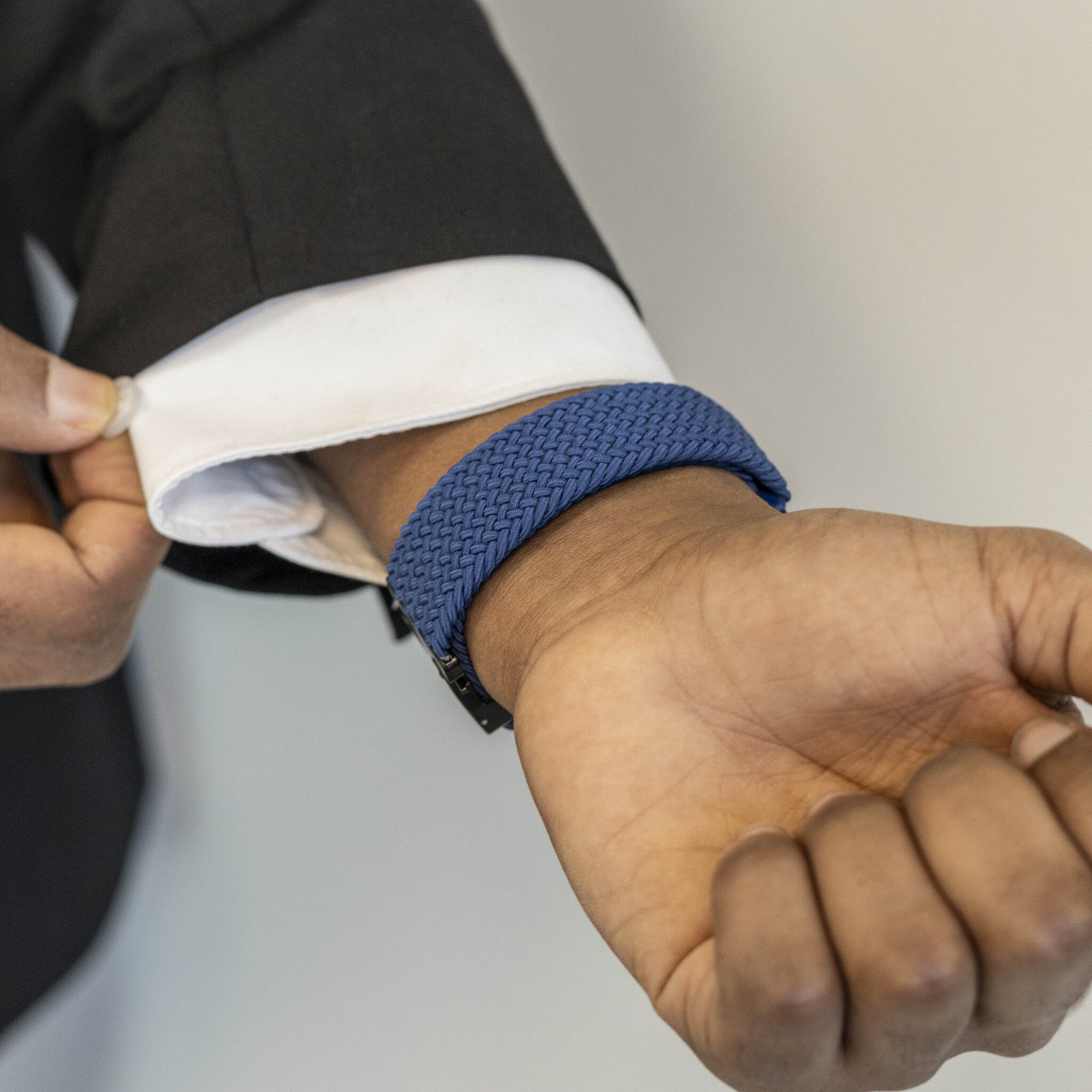 Bracelet tressé avec boucle Amazfit Balance 2 (bleu)