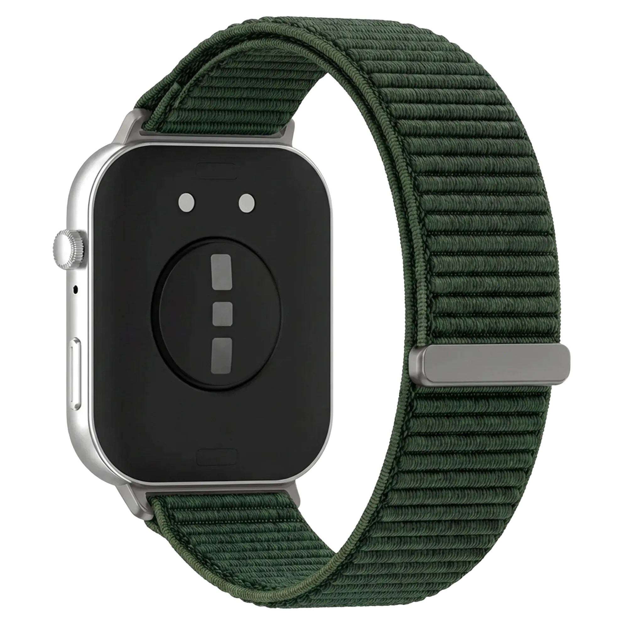Bracelet nylon ondulé Huawei Watch Fit 5 (vert foncé)