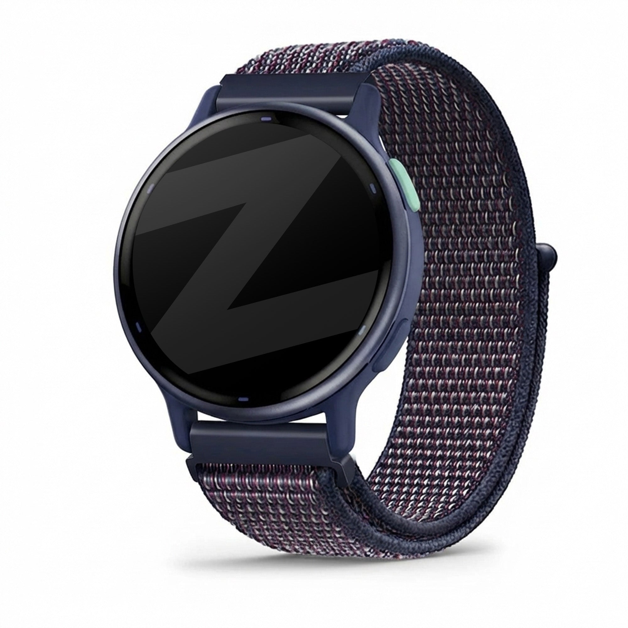 Bandz Bracelet nylon Loop Garmin Vivoactive 5 (bleu indigo)