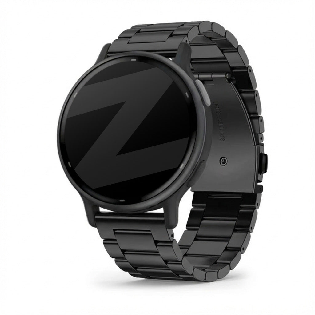 Bandz Bracelet acier 'Classic' Garmin Vivoactive 5 (noir)