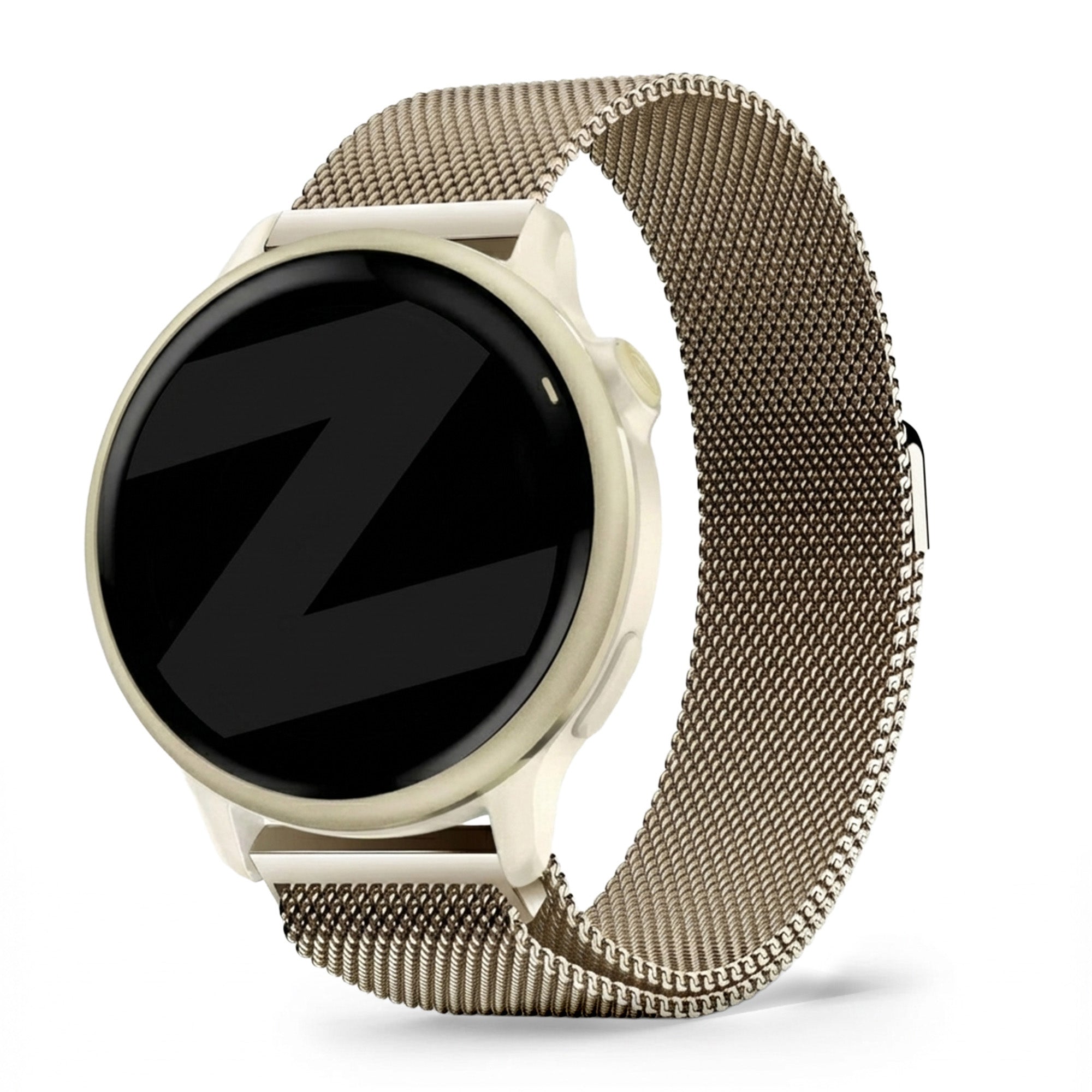 Bandz Bracelet milanais Garmin Vivoactive 6 (or champagne)