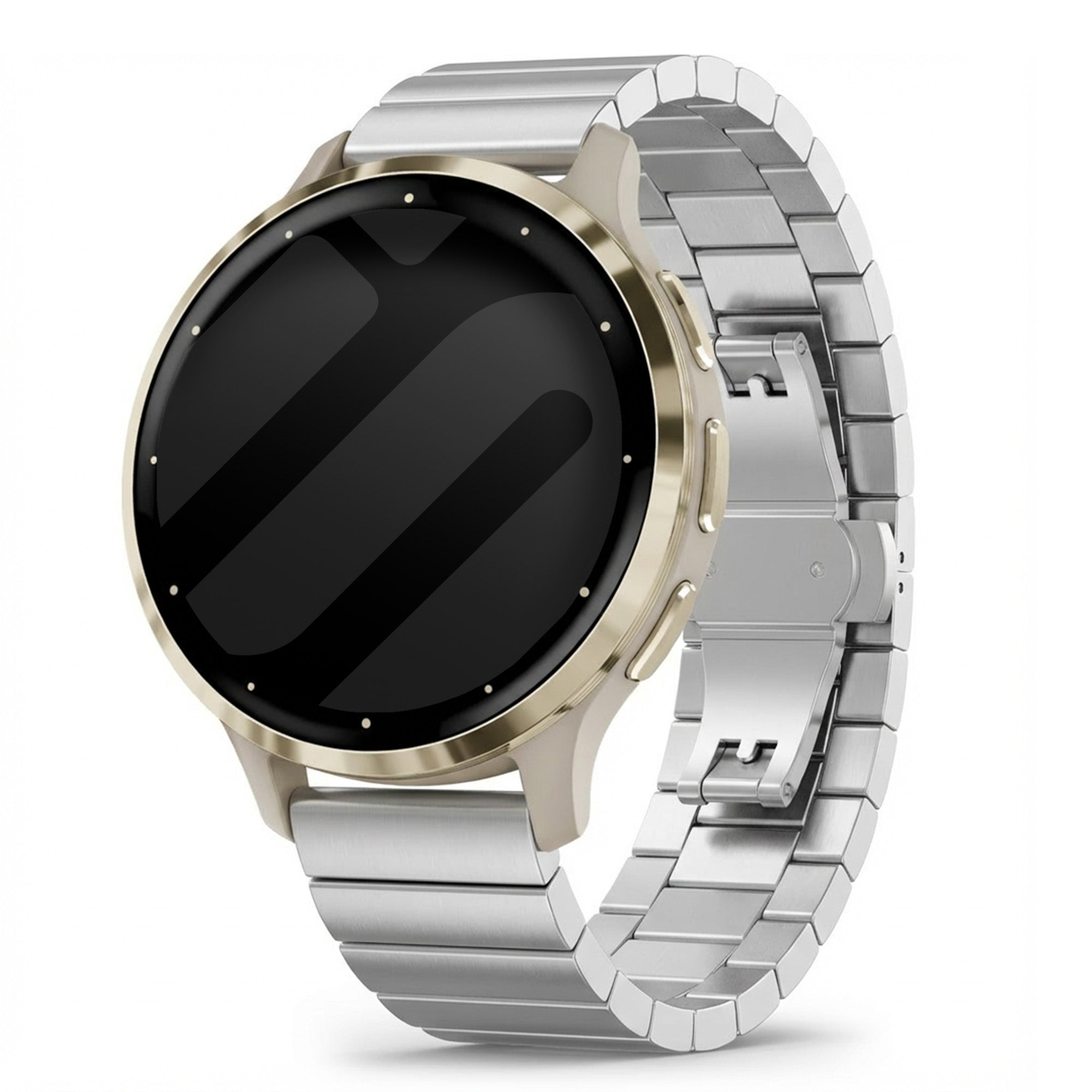 Bracelet acier Garmin Venu 3s (argent)