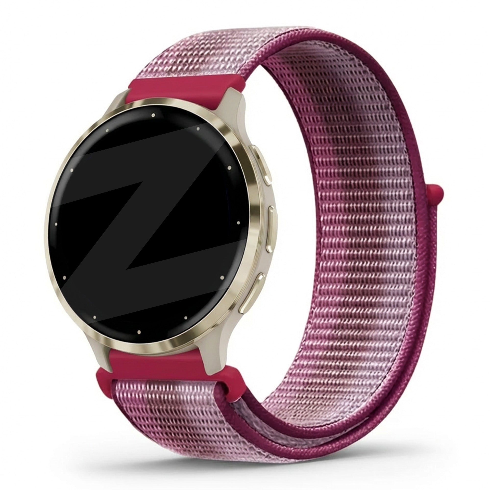 Bandz Garmin Venu 3s Nylon Loop Strap (Berry)