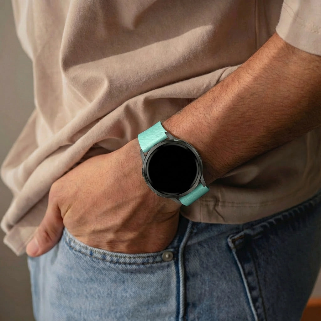 Bandz Bracelet silicone 'Premium' Garmin Approach J1 (turquoise)