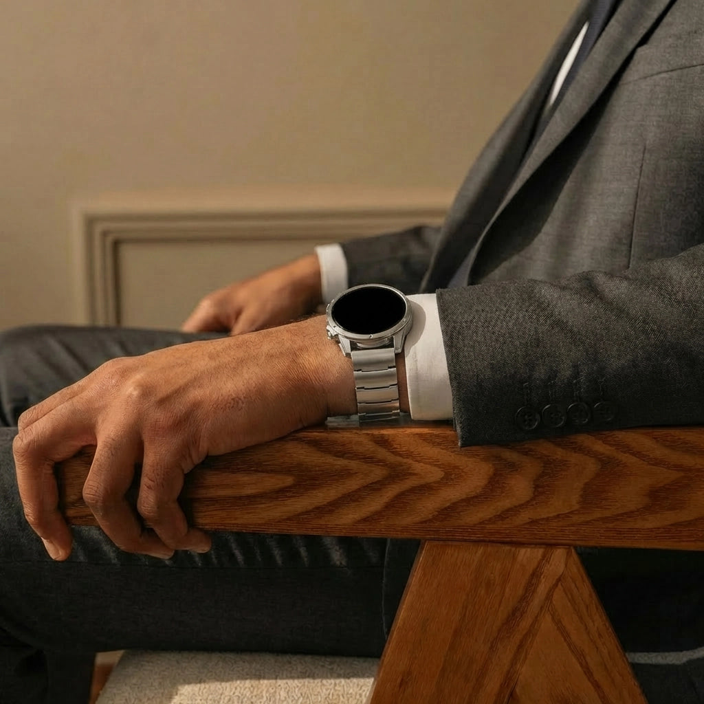 Bracelet titane hybride Garmin Fenix 7 (argent)