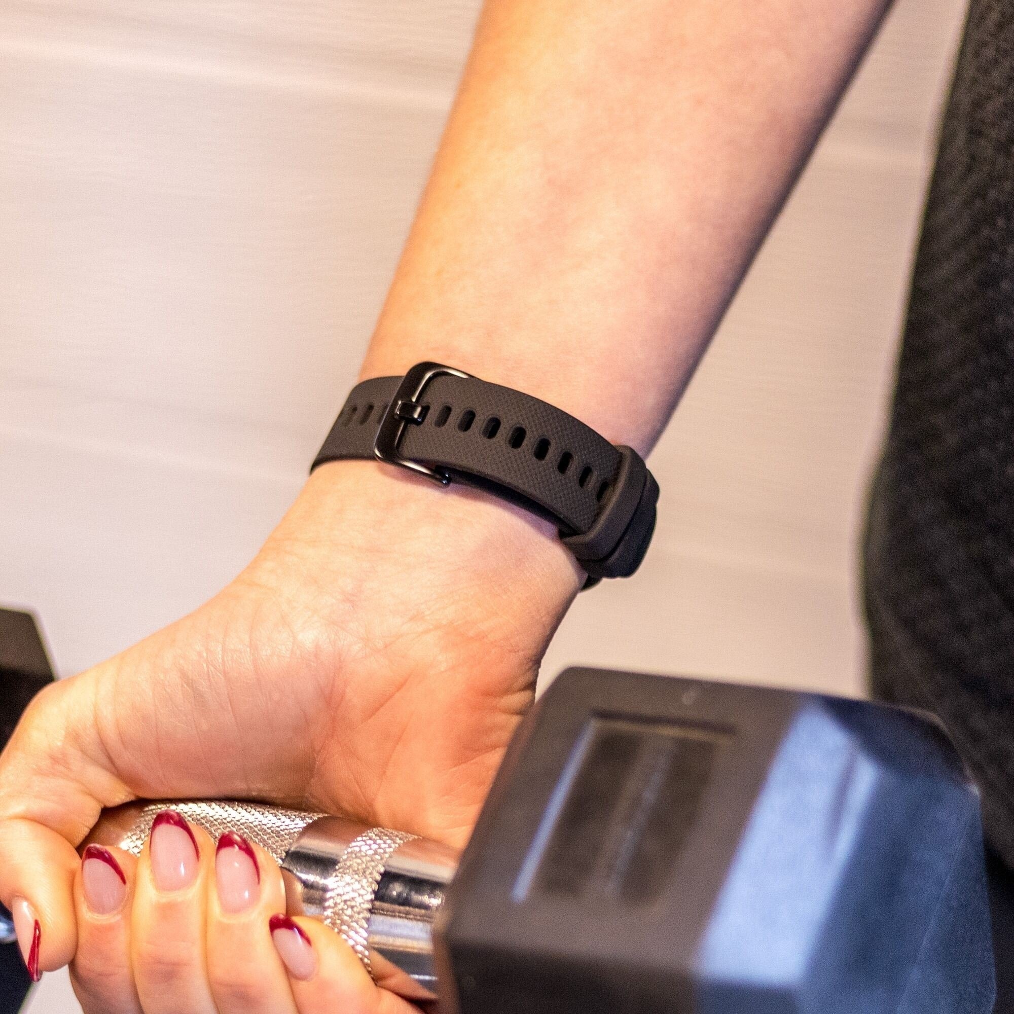 Bracelet silicone Fossil Gen 4 Venture HR (noir)