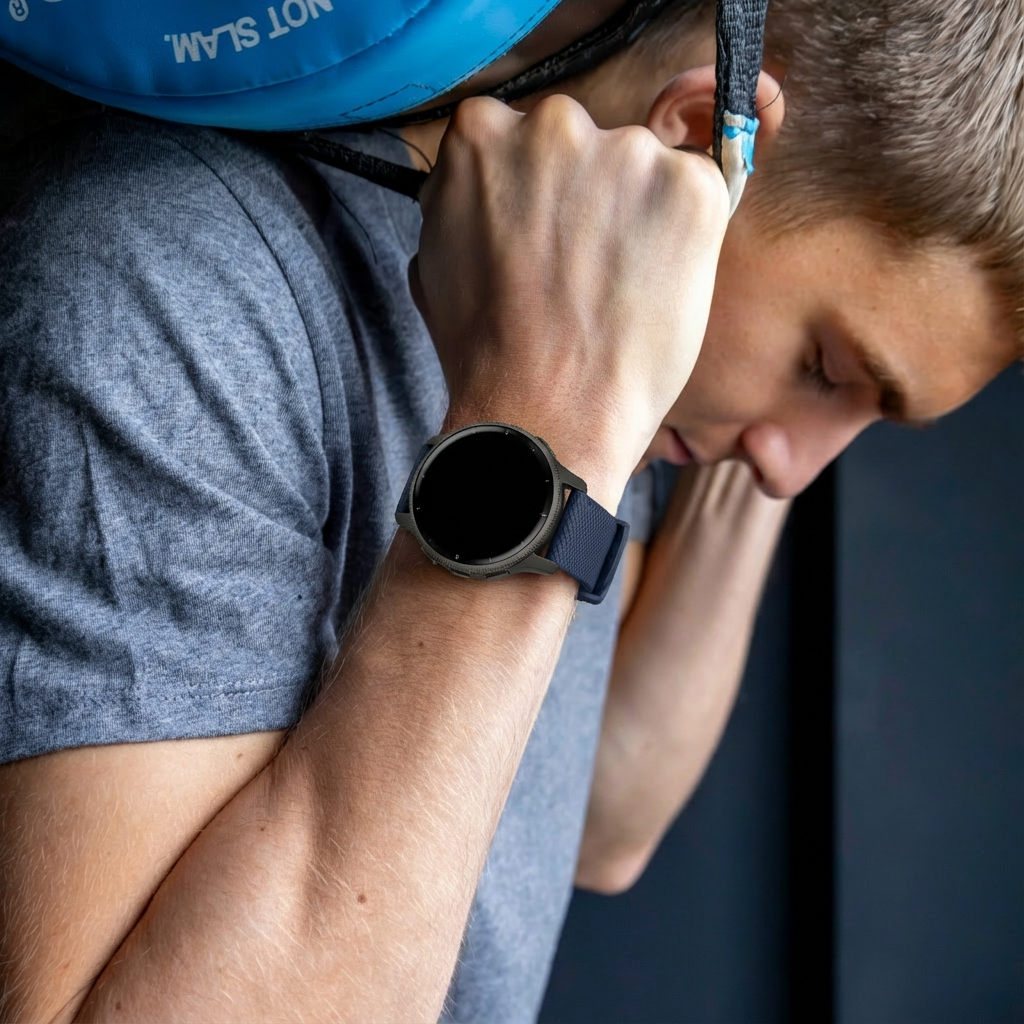 Coros Apex 46mm Silicone Strap (Dark Blue)