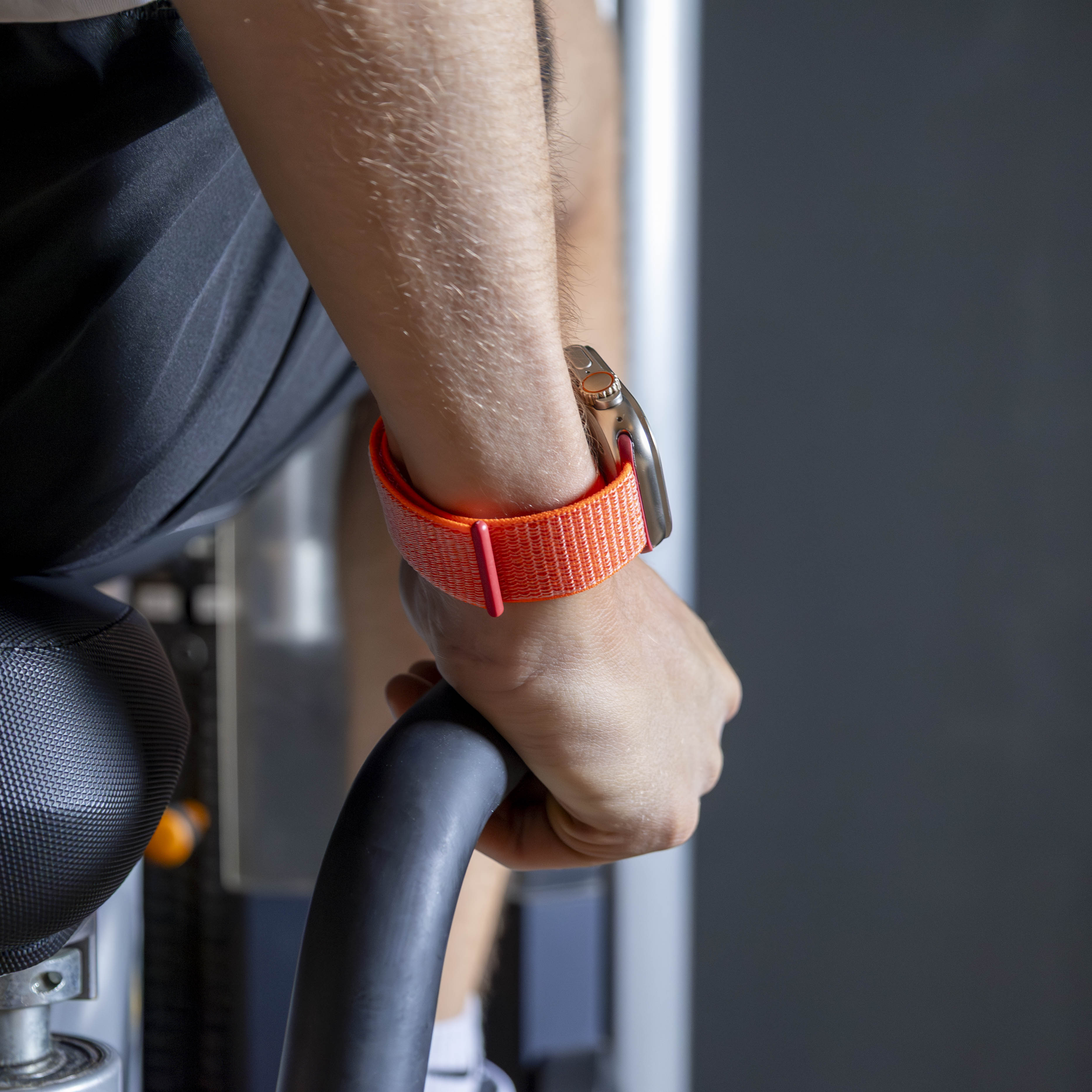 Apple Watch Ultra Nylon Strap (Orange)